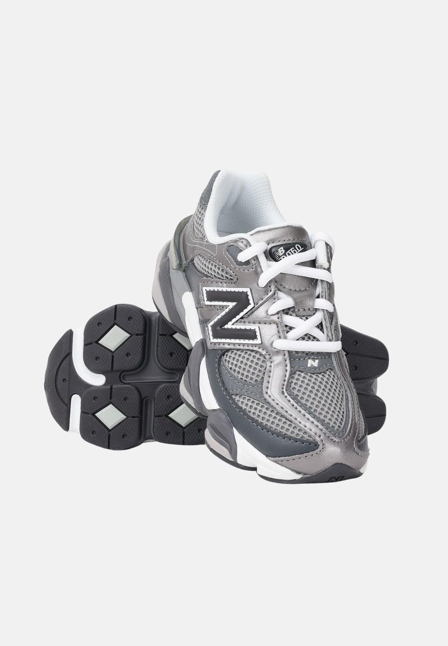 NEW BALANCE Sneakers 9060 Lace grigie per bambino e bambina P90603AL . NEW BALANCE