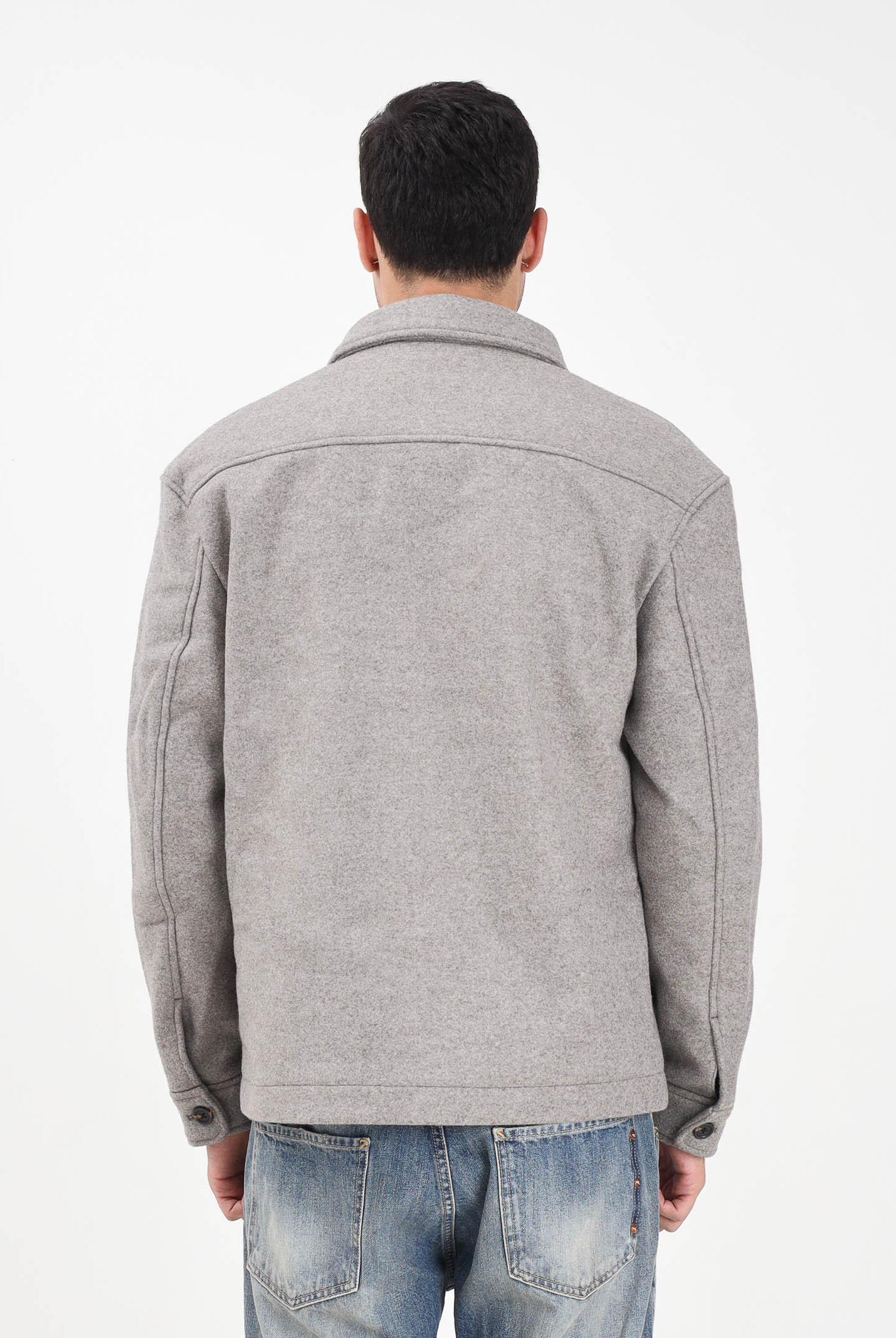 SELECTED HOMME Cappotto corto beige da uomo 16097636 DeepTaupe SELECTED HOMME