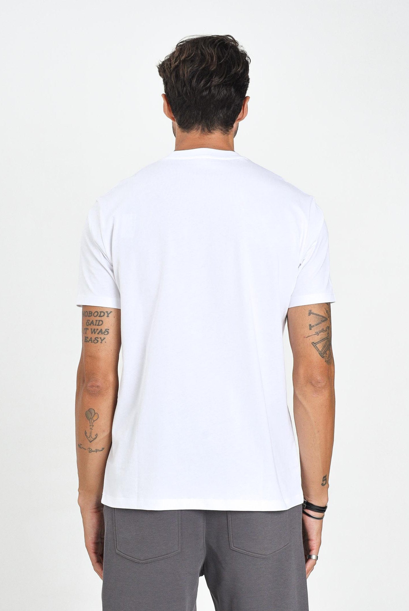 ARMANI EXCHANGE T-shirt a manica corta bianca da uomo con stampa logo XM001281AF10361 U0002 ARMANI EXCHANGE