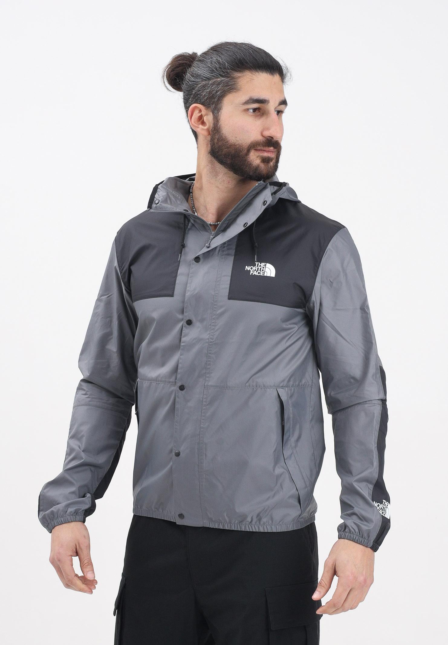 THE NORTH FACE Giacca a vento Seasonal Mountain Jacket grigia e nero da uomo NF0A5IG34GU1 GU1 THE NORTH FACE