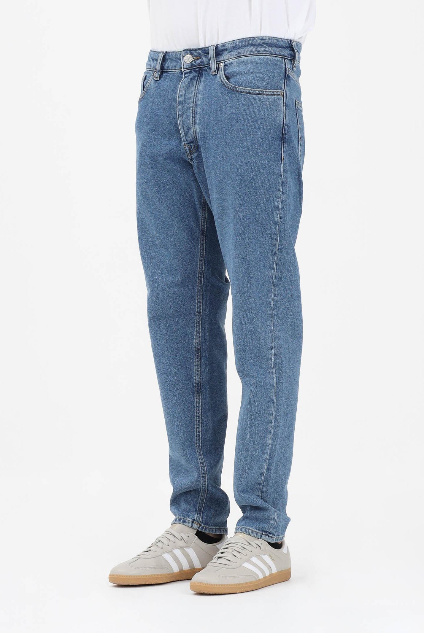SELECTED HOMME Jeans in denim blu medio da uomo 16098202 LIBL SELECTED HOMME