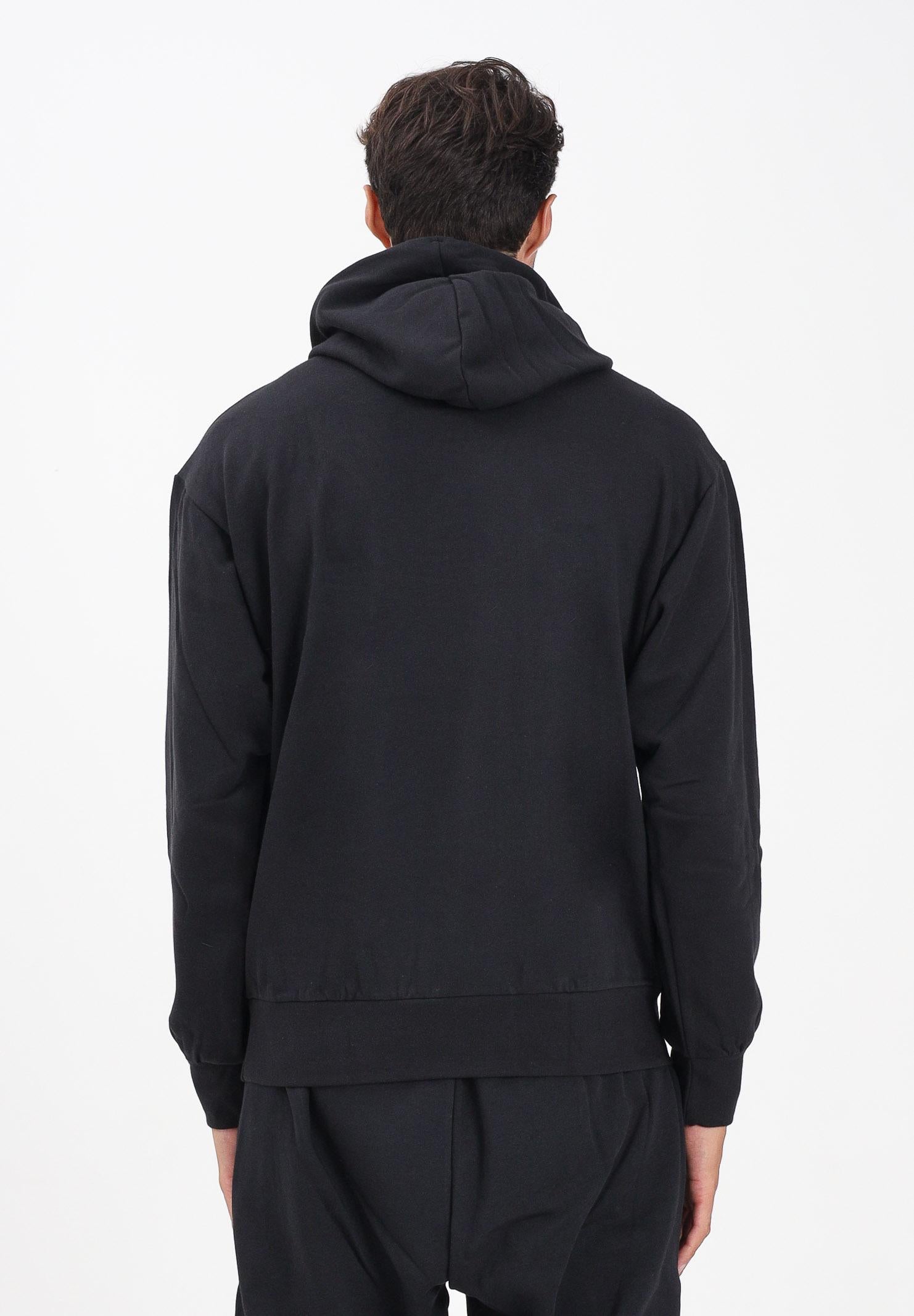 ADIDAS PERFORMANCE Felpa con cappuccio Essentials Feelcozy French Terry nera da uomo JE3807 . ADIDAS PERFORMANCE