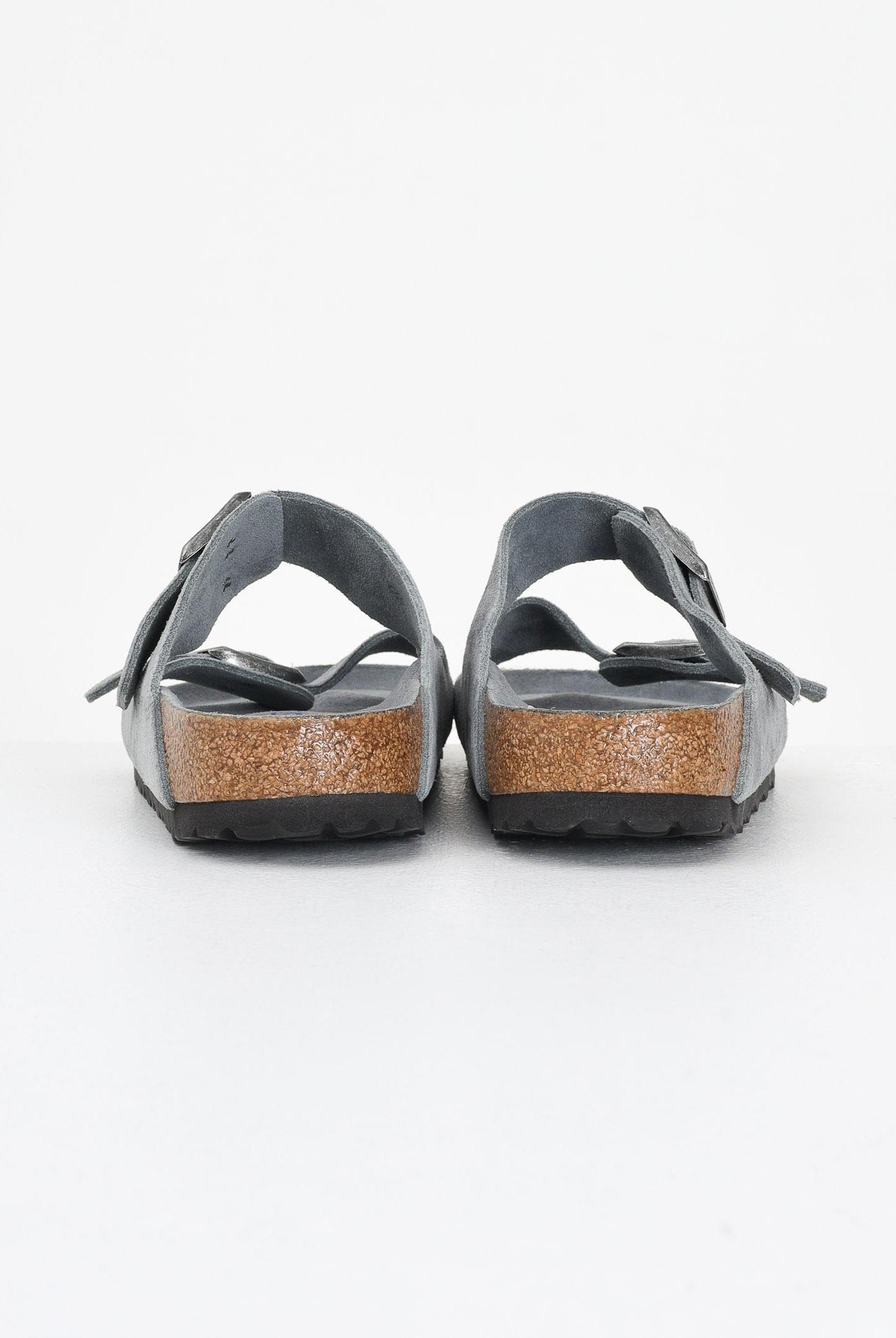 BIRKENSTOCK Ciabatte Arizona Suede grigio ardesia da uomo 1030912 . BIRKENSTOCK