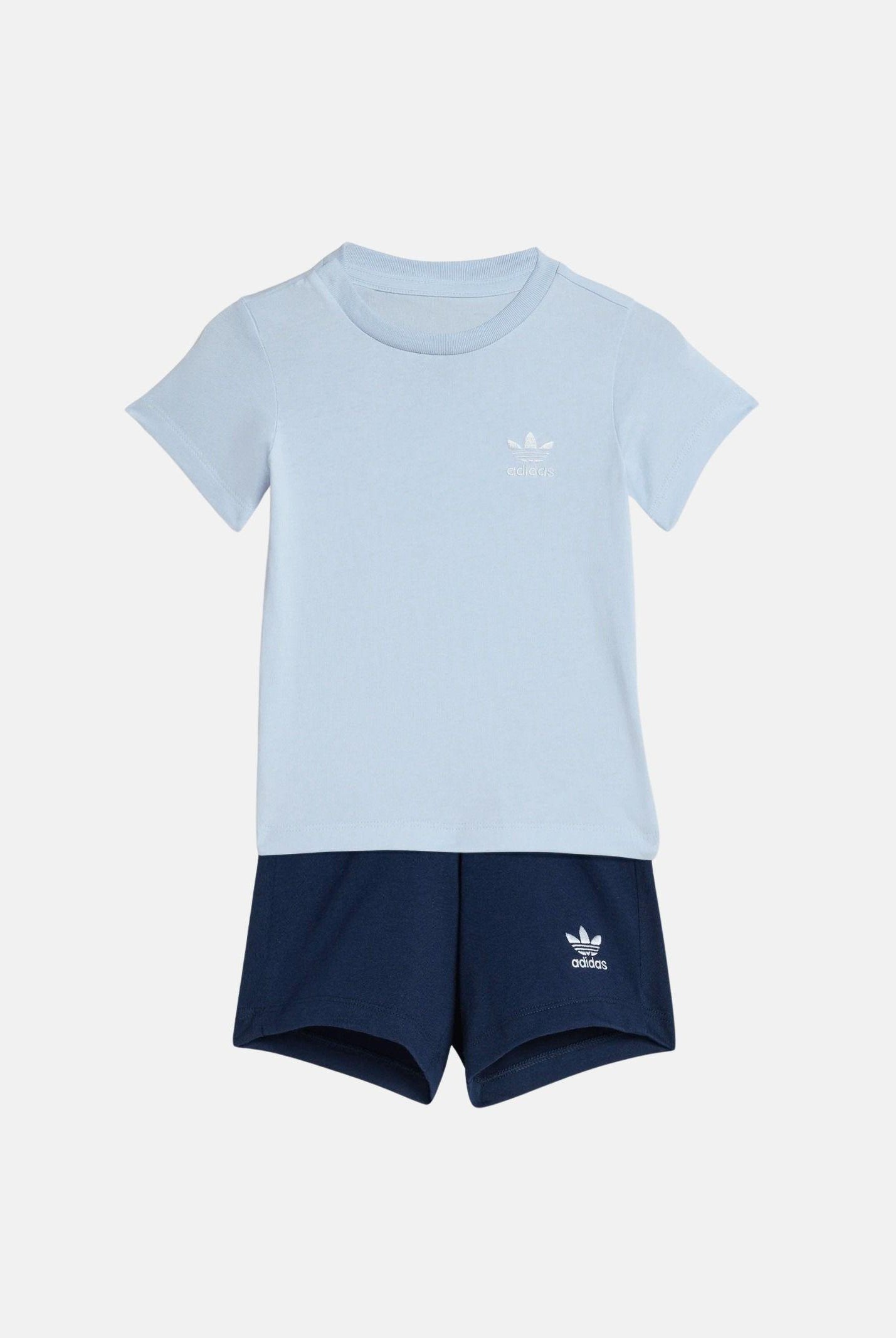 ADIDAS ORIGINALS Completino blu e azzurro da neonato KE2355 . ADIDAS ORIGINALS