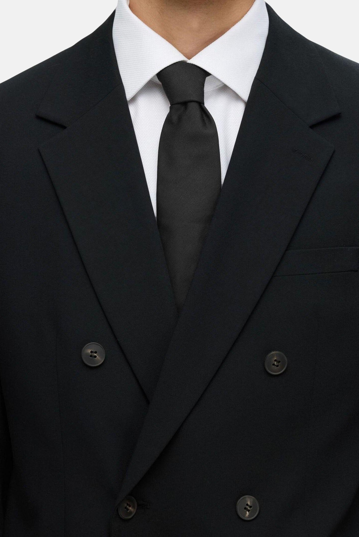 SELECTED HOMME Cravatta nera da uomo 16094679 . SELECTED HOMME