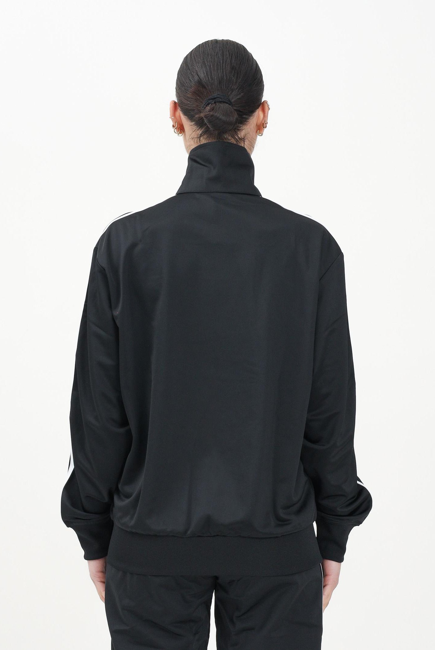 ADIDAS ORIGINALS Felpa con zip Adicolor Classic Firebird Loose nera da donna JC8251 . ADIDAS ORIGINALS