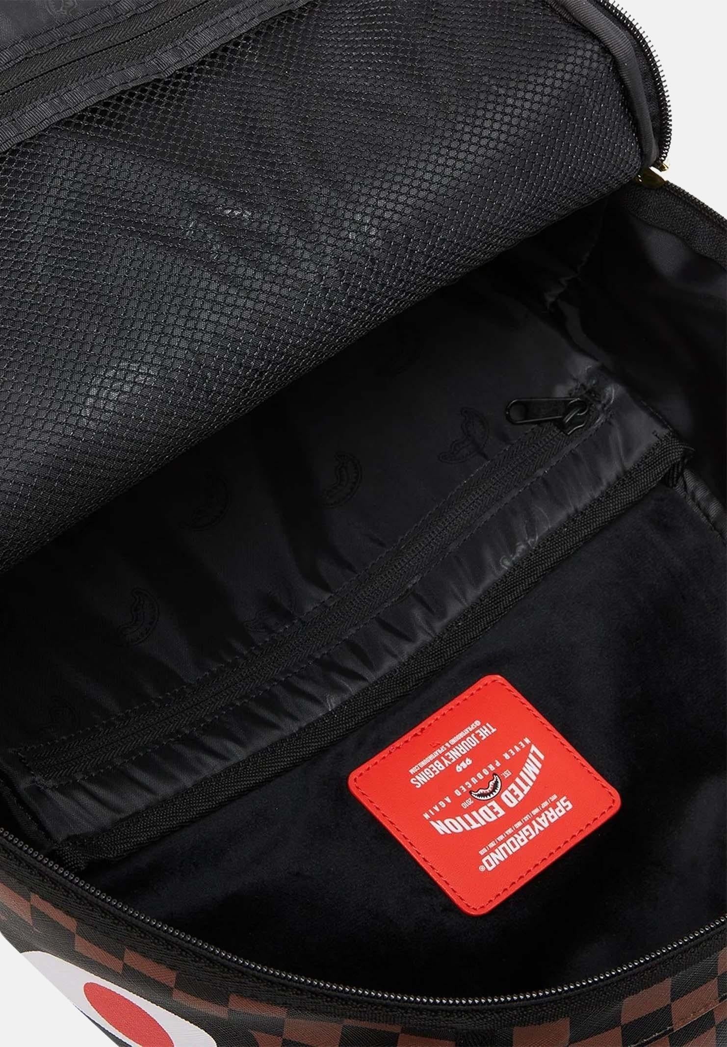 SPRAYGROUND Zaino Sharks In Paris Lost & Found marrone per uomo e donna 910B7687NSZ SPRAYGROUND