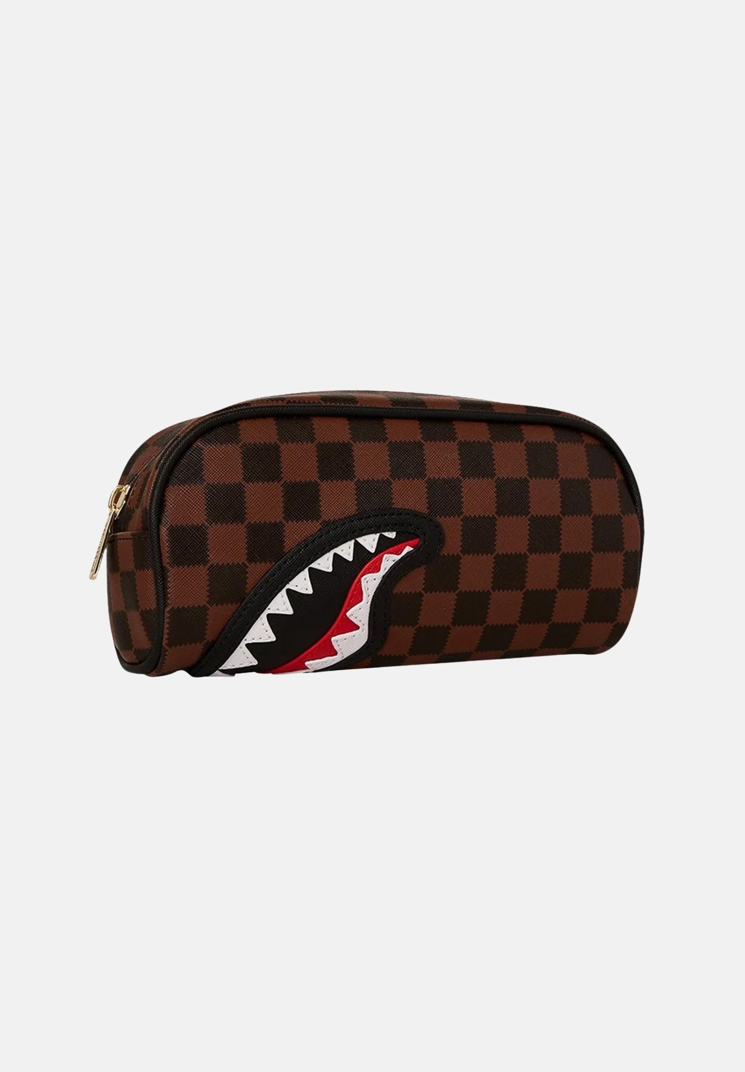 SPRAYGROUND Astuccio Sawtooth Sharks In Paris marrone per uomo e donna 910B7845NSZ SPRAYGROUND