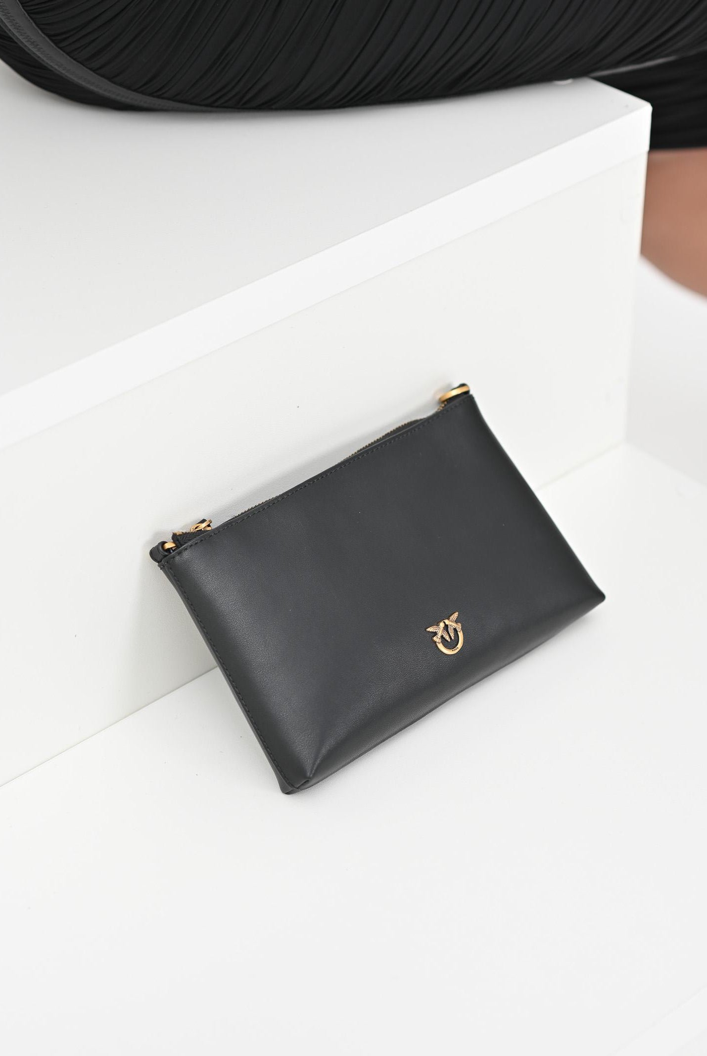 PINKO Pochette Flat Horizontal Mini nera da donna 104277A0F1 Z99Q PINKO