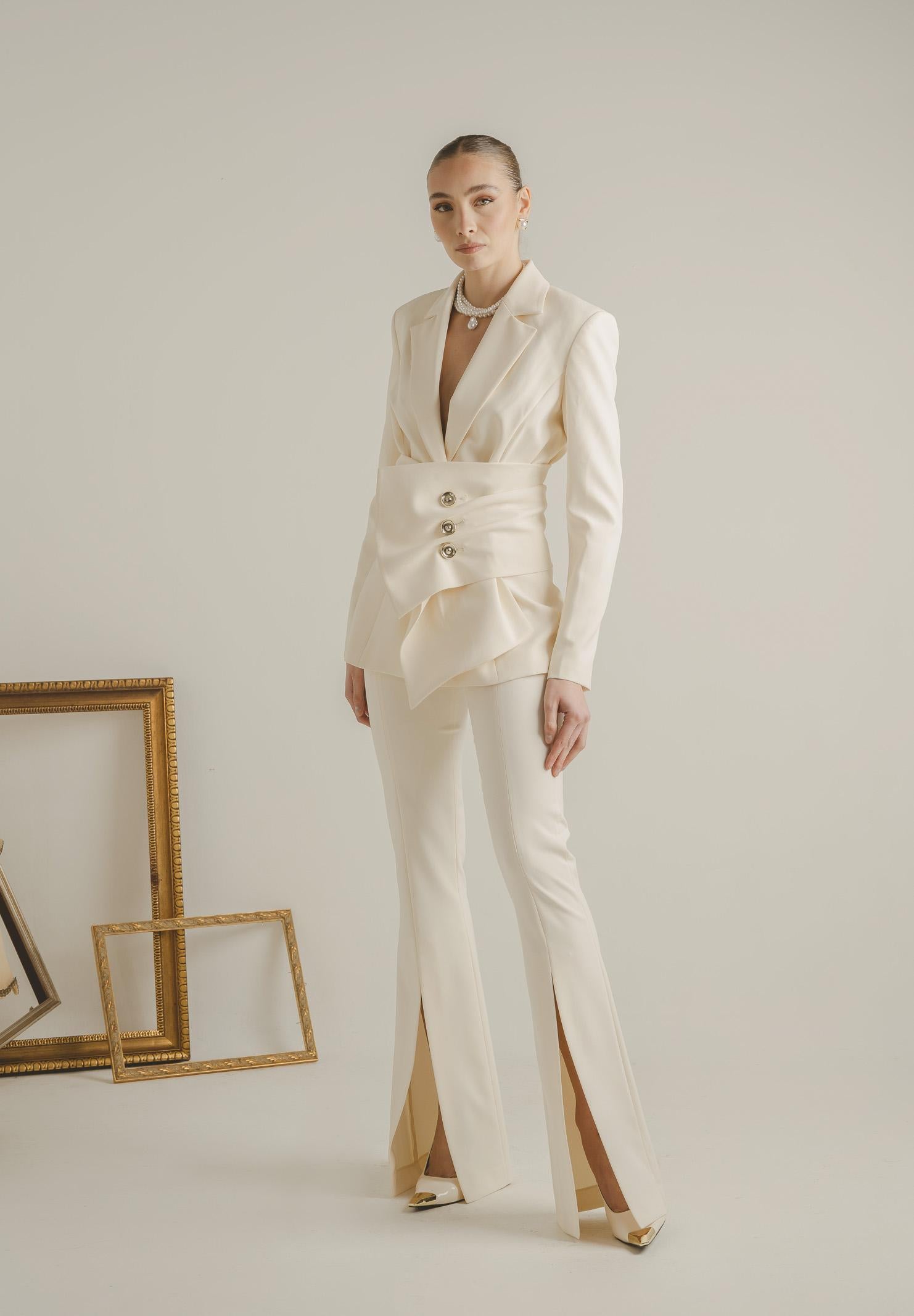 SANTAS Pantalone Force panna da donna PV2609 CR SANTAS