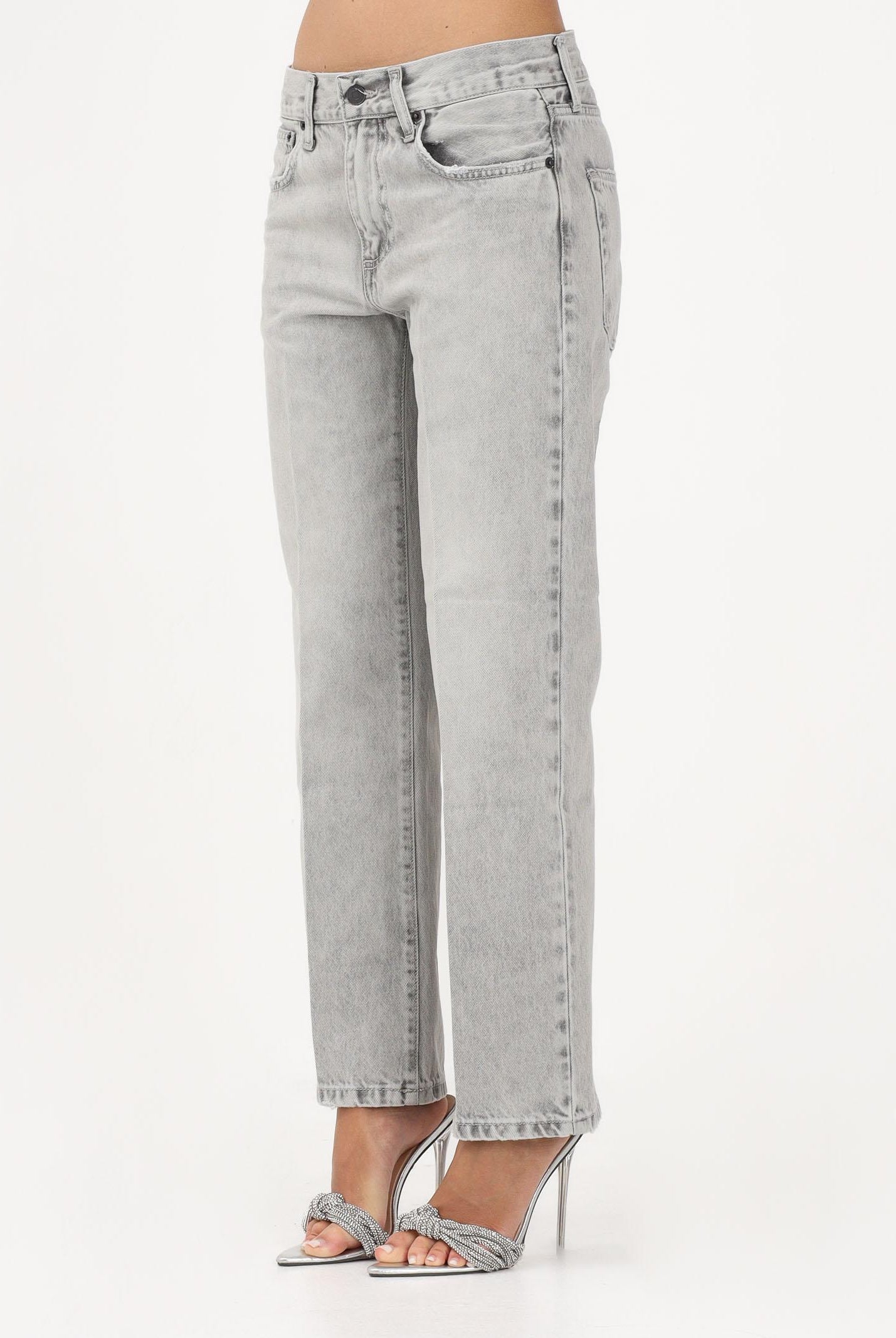 VICOLO Jeans ZEKE in denim grigio da donna DAB5122 DEGR VICOLO