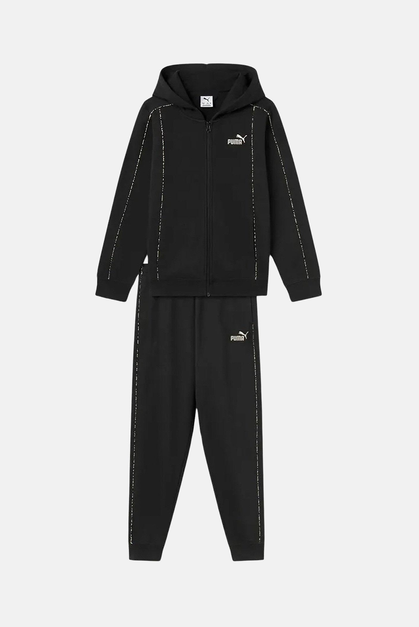 PUMA Tuta ESS+ Animal FZ nera da bambina 692213 01 PUMA