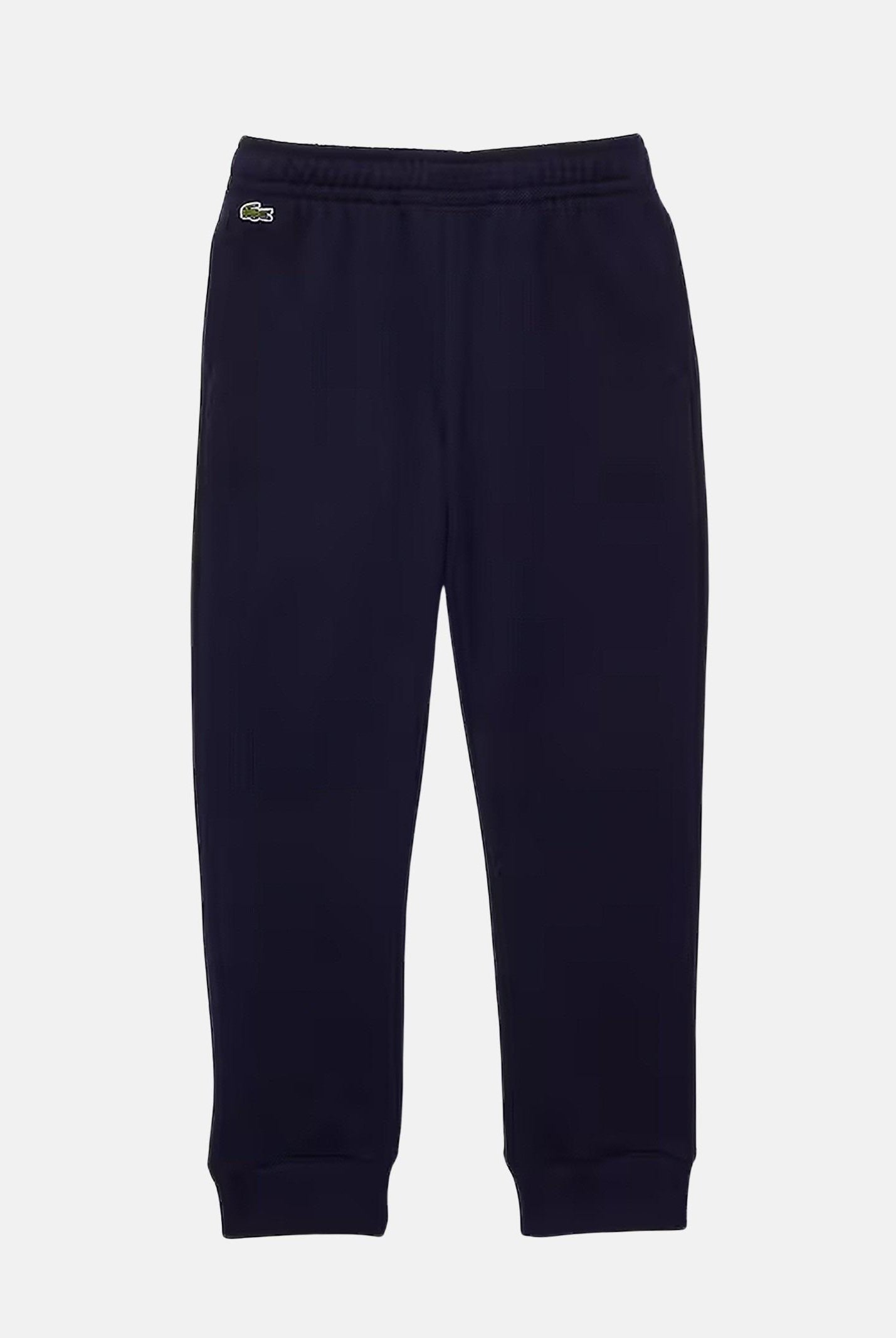 Pantalone sportivo blu per bambino e bambina rifinito da ricamo coccodrillo XJ9728-J 166 LACOSTE