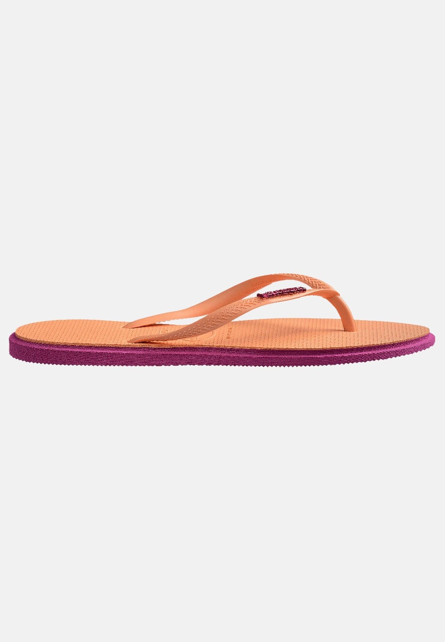 HAVAIANAS Infradito Havaianas Slim Point arancio e fucsia da donna 4149584 4622 HAVAIANAS