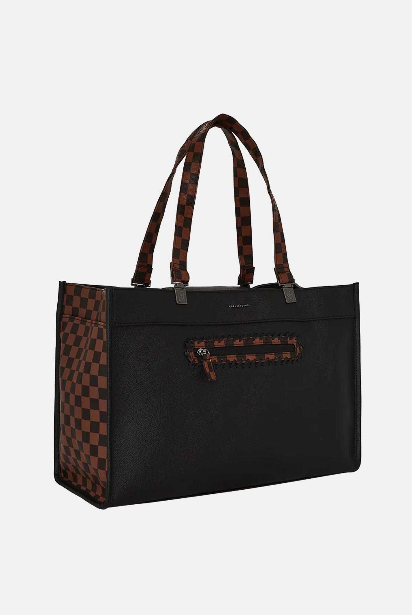 SPRAYGROUND Shopper Dose Of Check Deux Tortuga nera da donna 910T8020NSZ  SPRAYGROUND