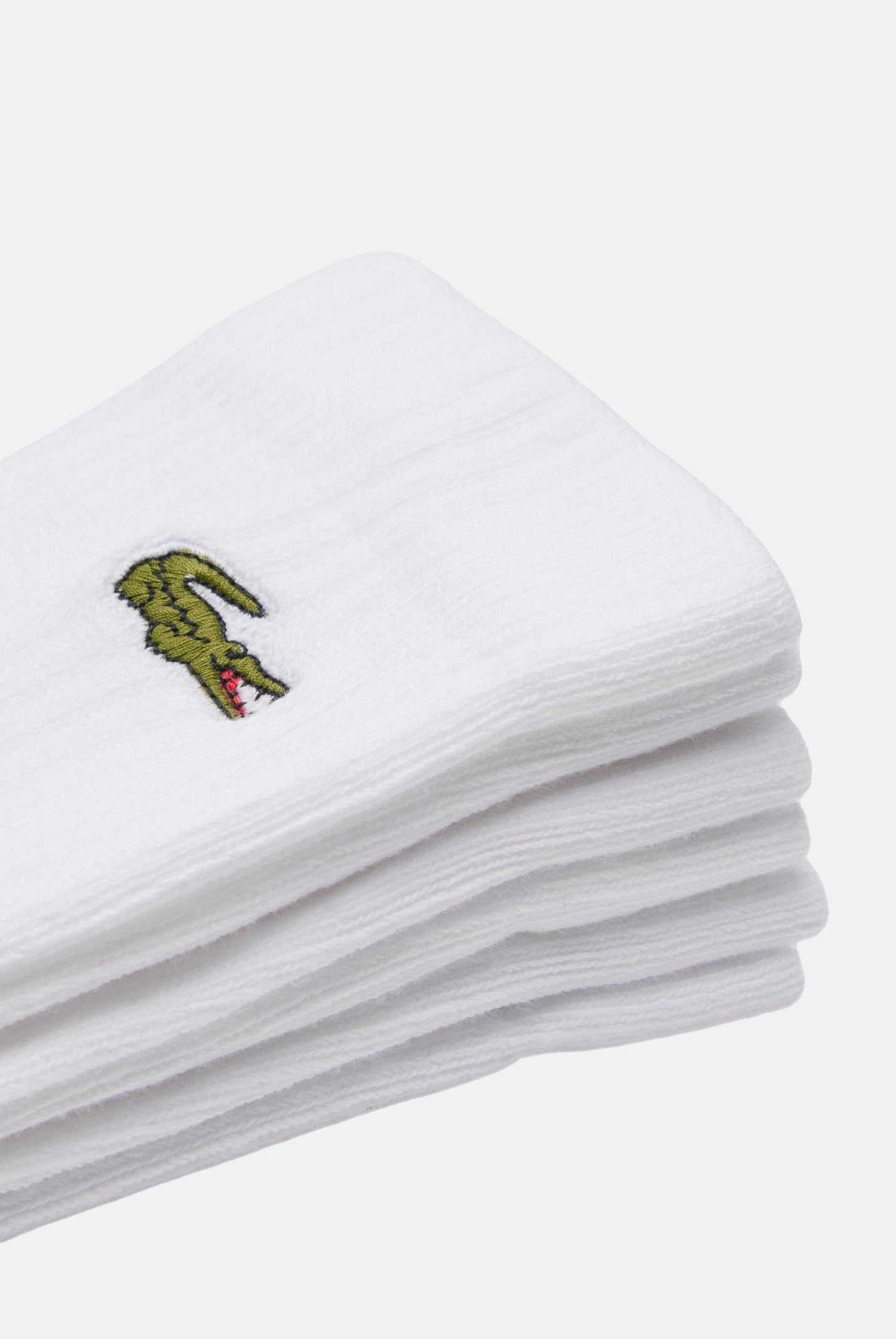 LACOSTE Calzini (3 paia) bianchi per uomo e donna RA4182 Z92 LACOSTE