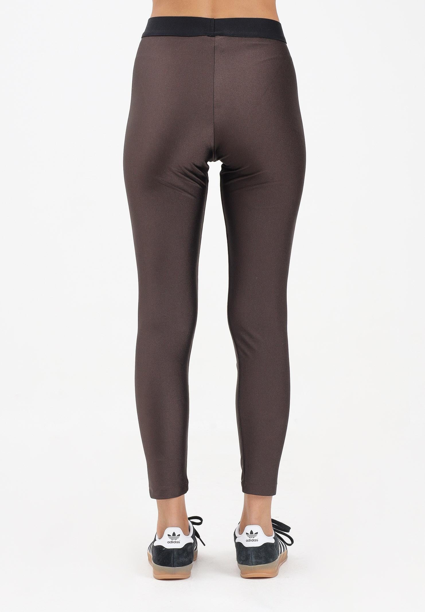 HINNOMINATE Leggings marrone da donna con elastico logato HMABW02023 MA03 HINNOMINATE
