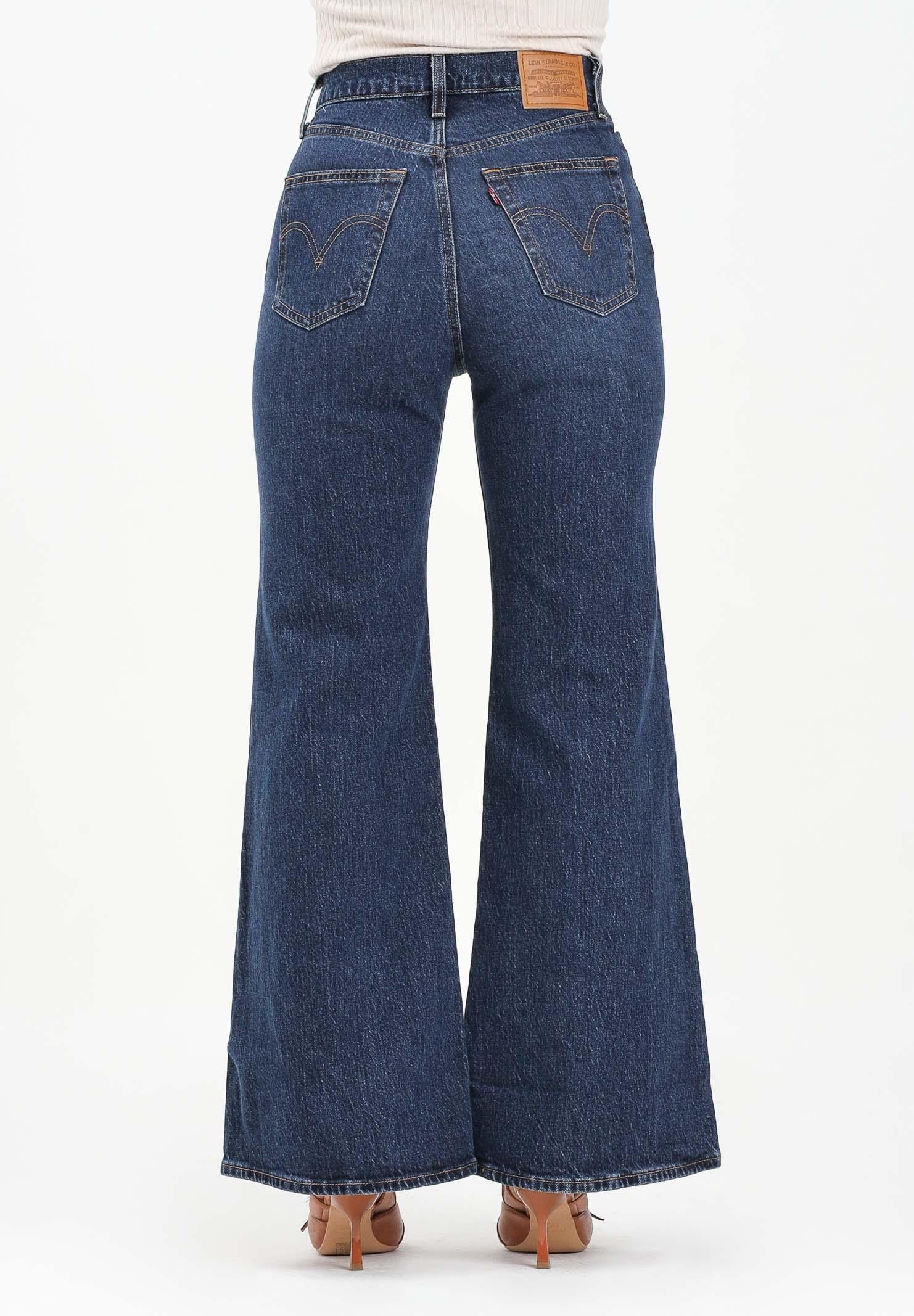 LEVI'S® Jeans Ribcage Bell in denim blu da donna A7503-0008 . LEVI'S®