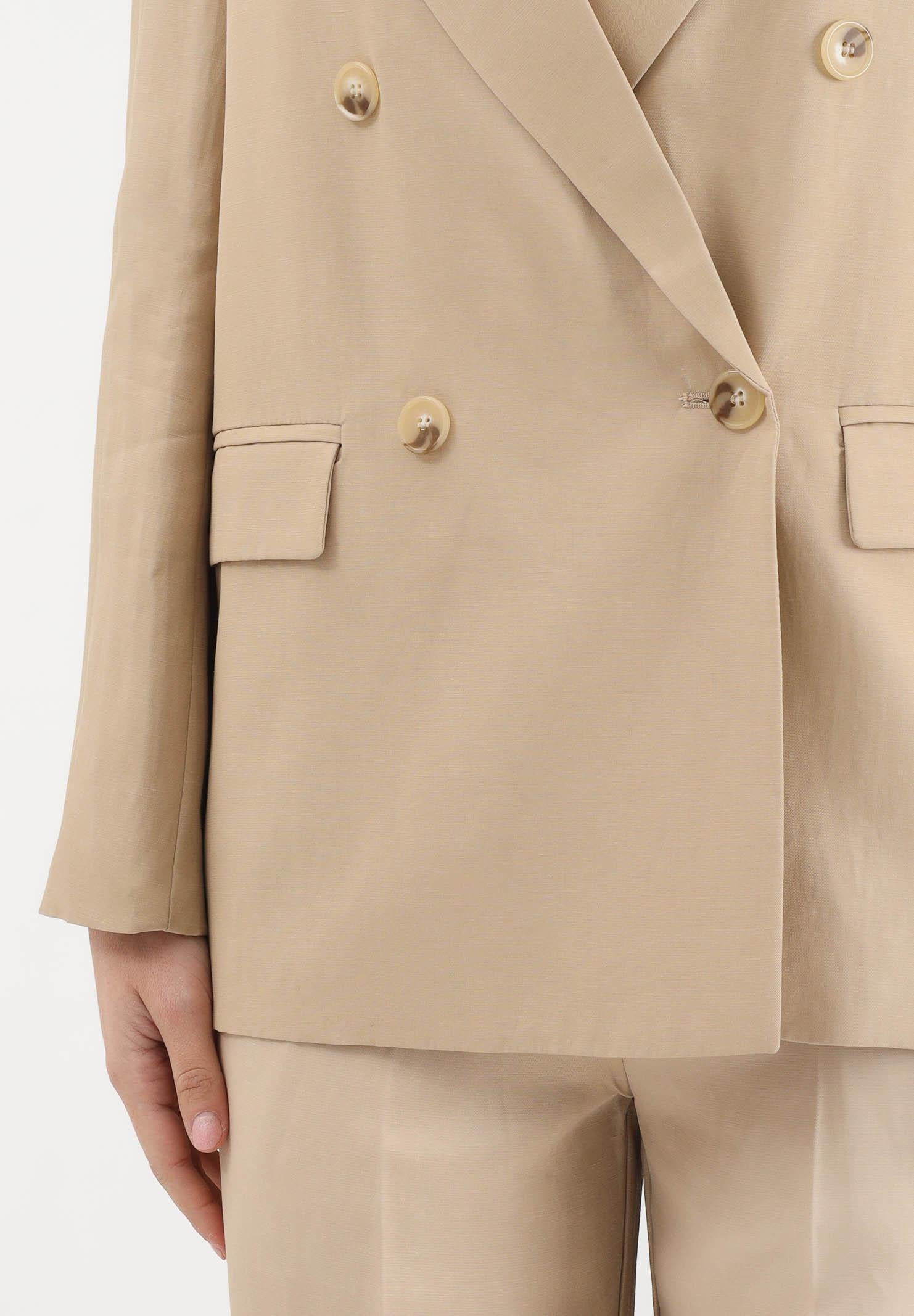 VICOLO Giacca doppiopetto beige da donna TAB0240 ABU061 VICOLO