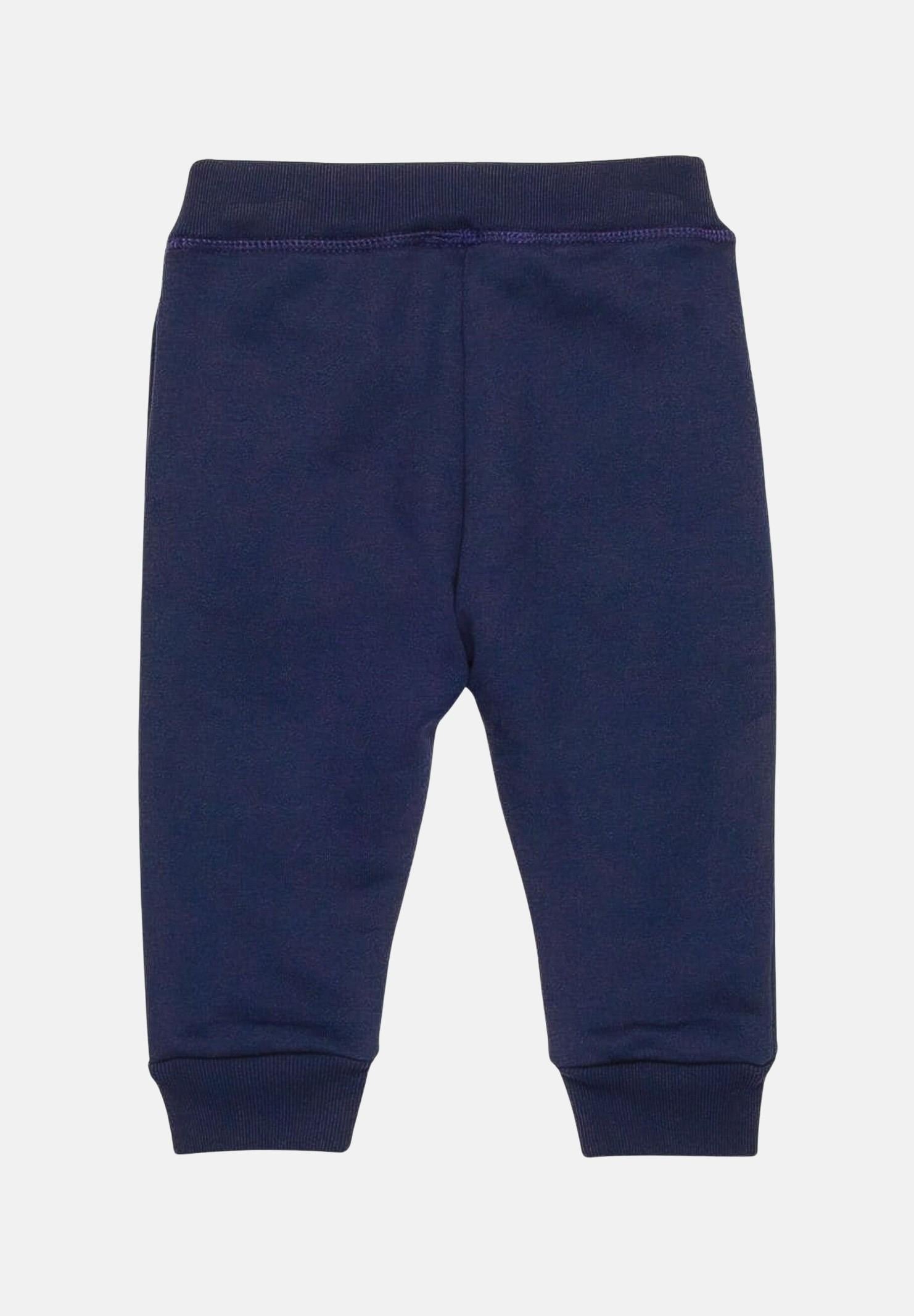 Pantalone blu da neonato con stampa logo DQ2498D0094 DQ866 DSQUARED2