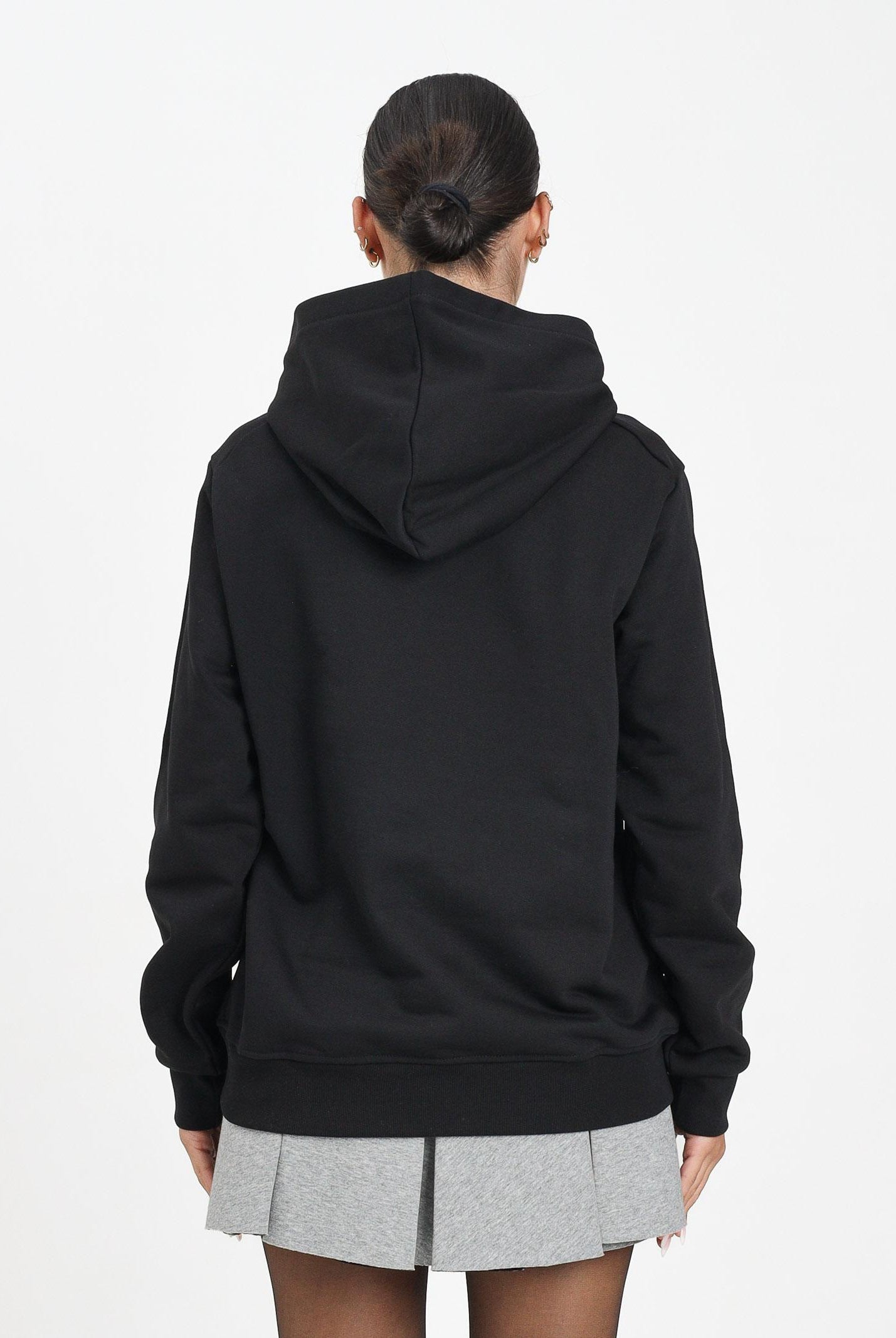 MARNI Felpa con cappuccio nera per donna, ragazzi e bambini con logo M01576M00V0 0M900 MARNI