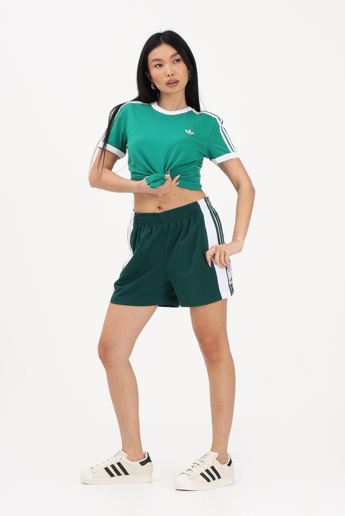 ADIDAS ORIGINALS Shorts sportivo Adibreak verde da donna KD6333 . ADIDAS ORIGINALS