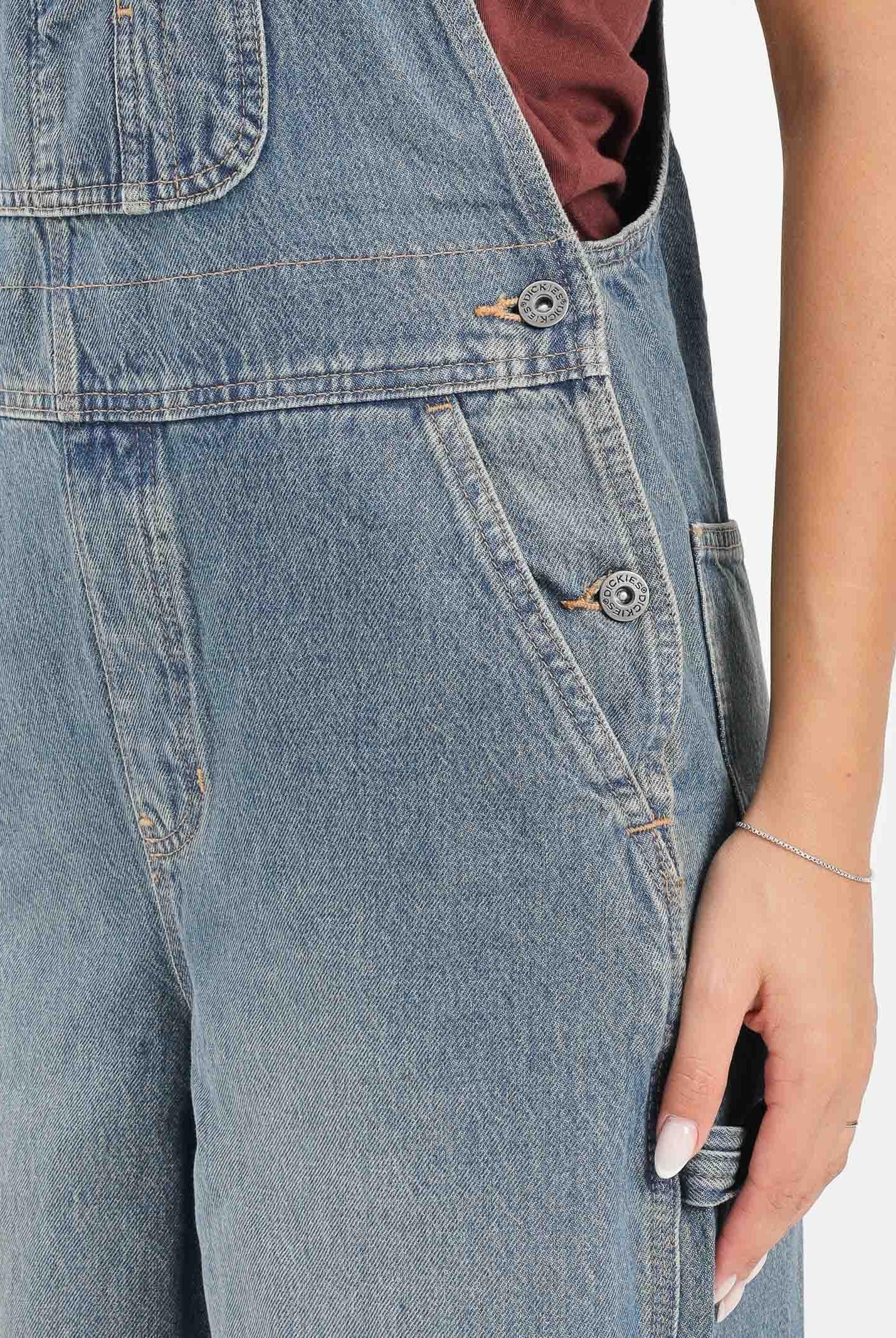 DICKIES Salopette Mechanic in denim da donna DK0A87N7L231  DIckies