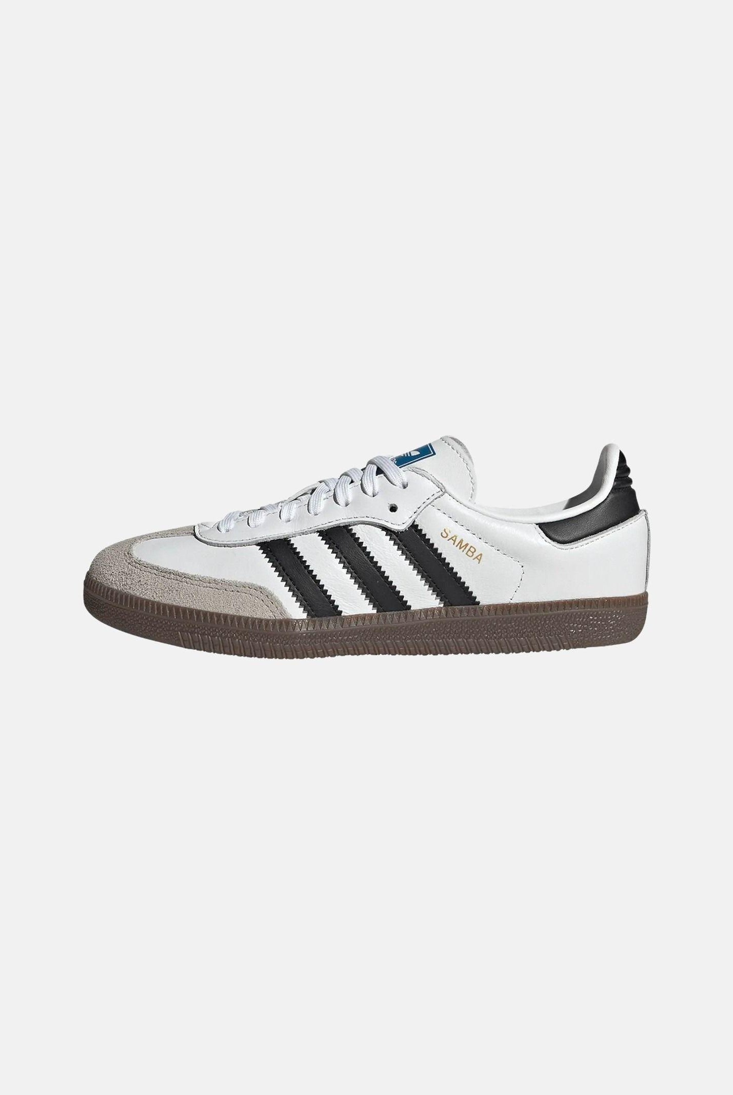 ADIDAS ORIGINALS Sneakers Samba OG bianche per bambino e bambina IE3677 . ADIDAS ORIGINALS