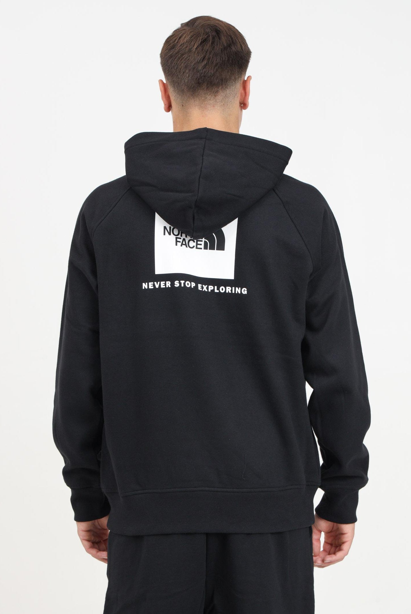 THE NORTH FACE Felpa con cappuccio Redbox nera da uomo NF0A89F9KY41 THE NORTH FACE