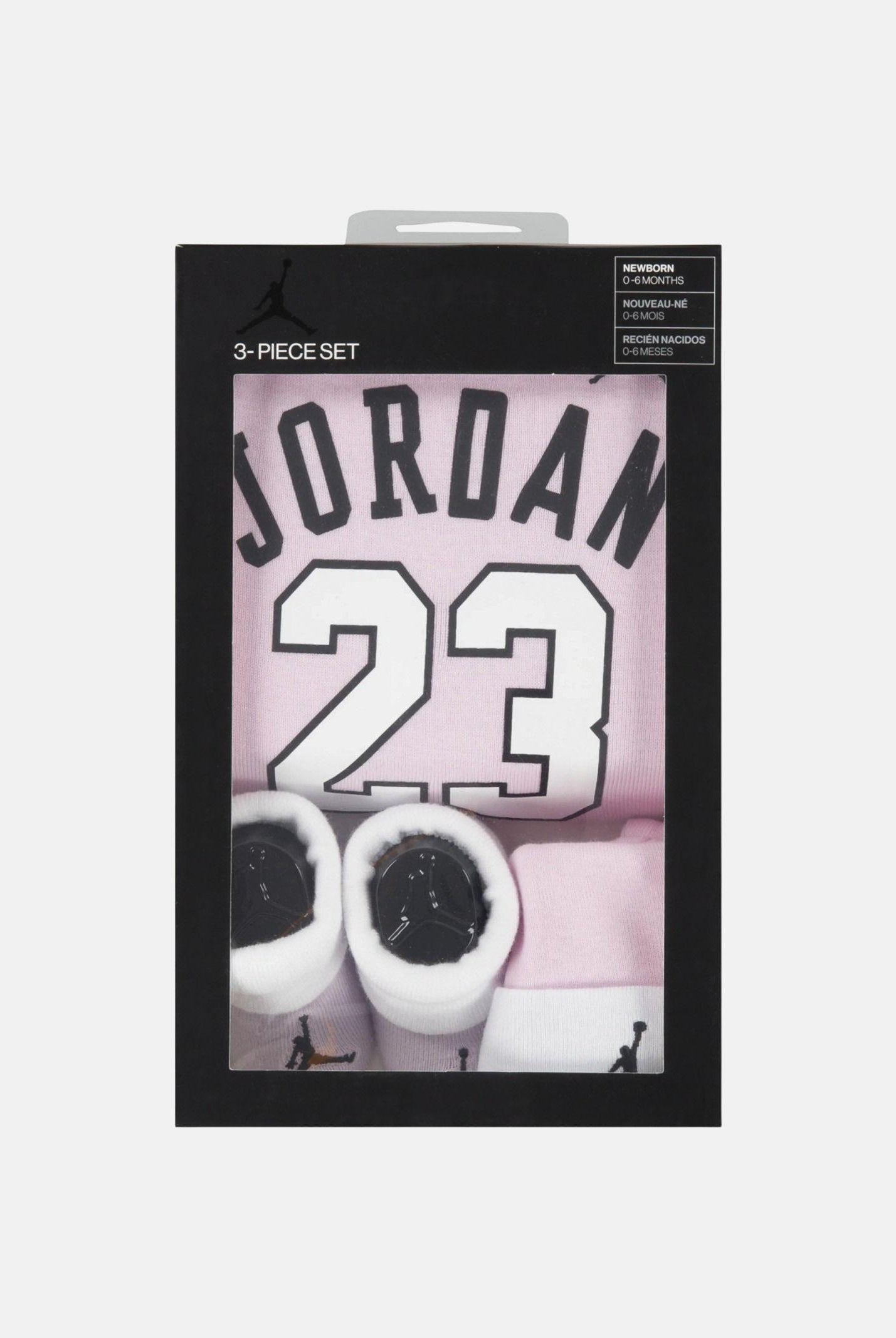 JORDAN Kit regalo 23 Jersey rosa da neonato MJ0208 A9Y JORDAN