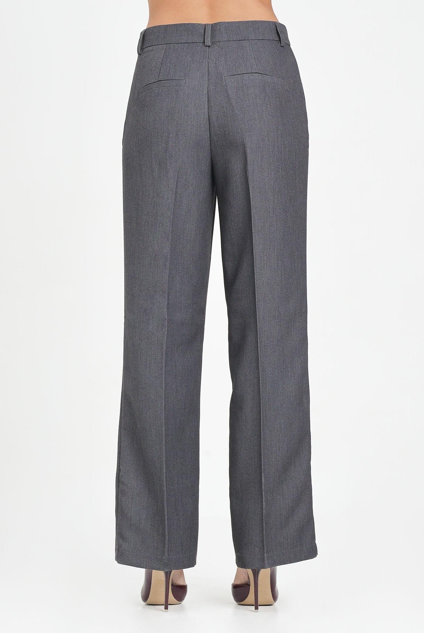 ONLY Pantalone elegante grigio da donna 15318089 DarkGreyMel ONLY