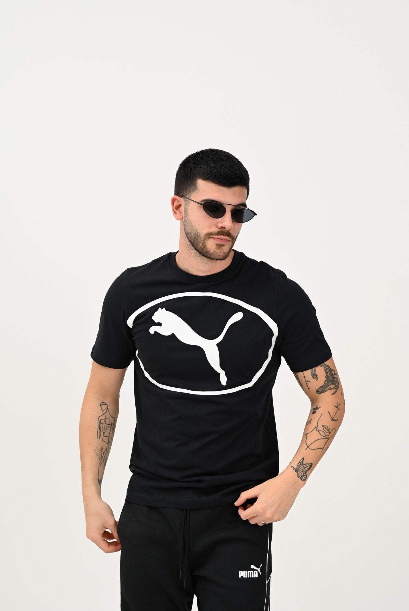 PUMA T-shirt a manica corta Graphic nera da uomo 688243 01 PUMA