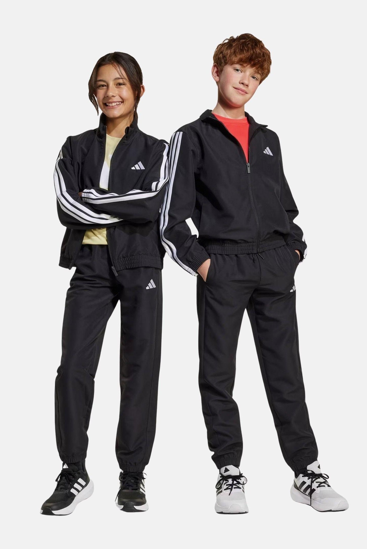 ADIDAS PERFORMANCE Tuta Climacool Essential nera per bambino e bambina JD6506 . ADIDAS PERFORMANCE