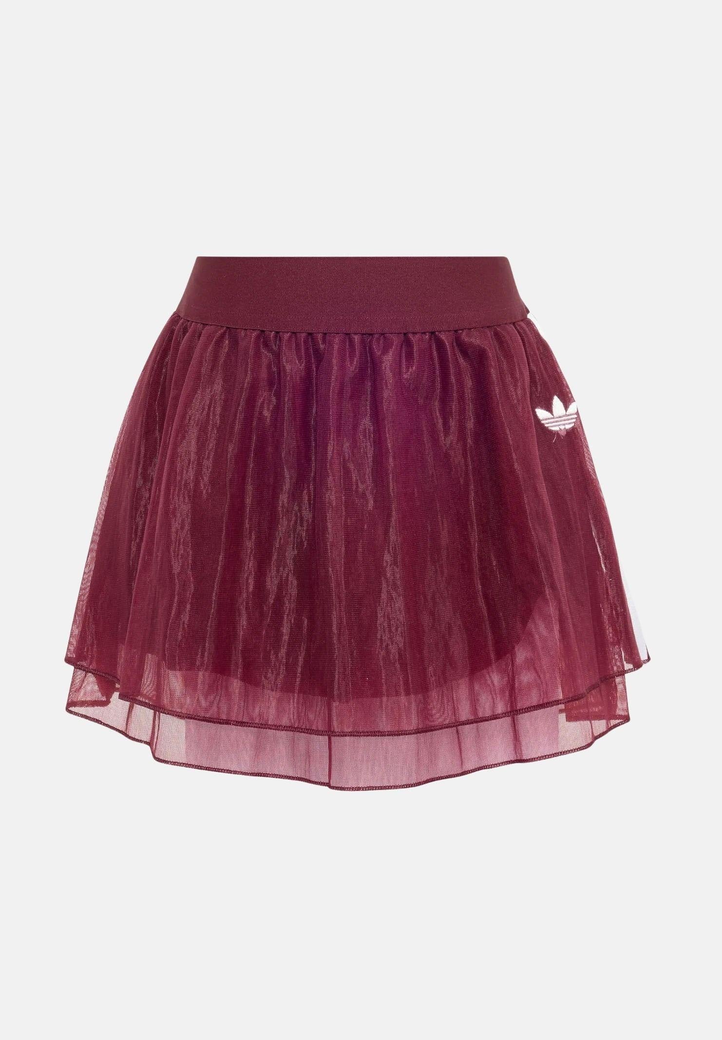 ADIDAS ORIGINALS Gonna corta bordeaux da bambina KC6798 . ADIDAS ORIGINALS
