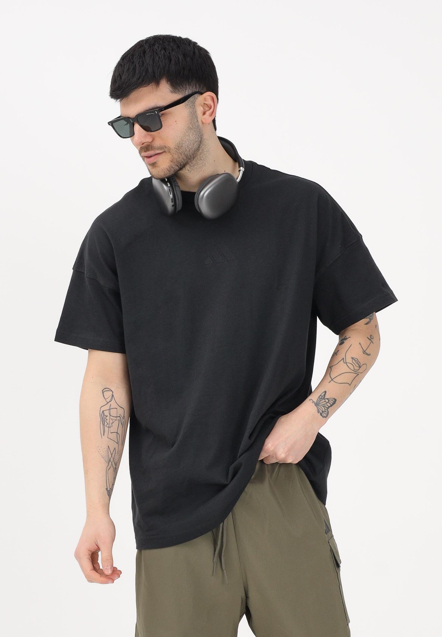 ADIDAS PERFORMANCE T-shirt a manica corta ALL SZN nera da uomo IY4150 . ADIDAS PERFORMANCE