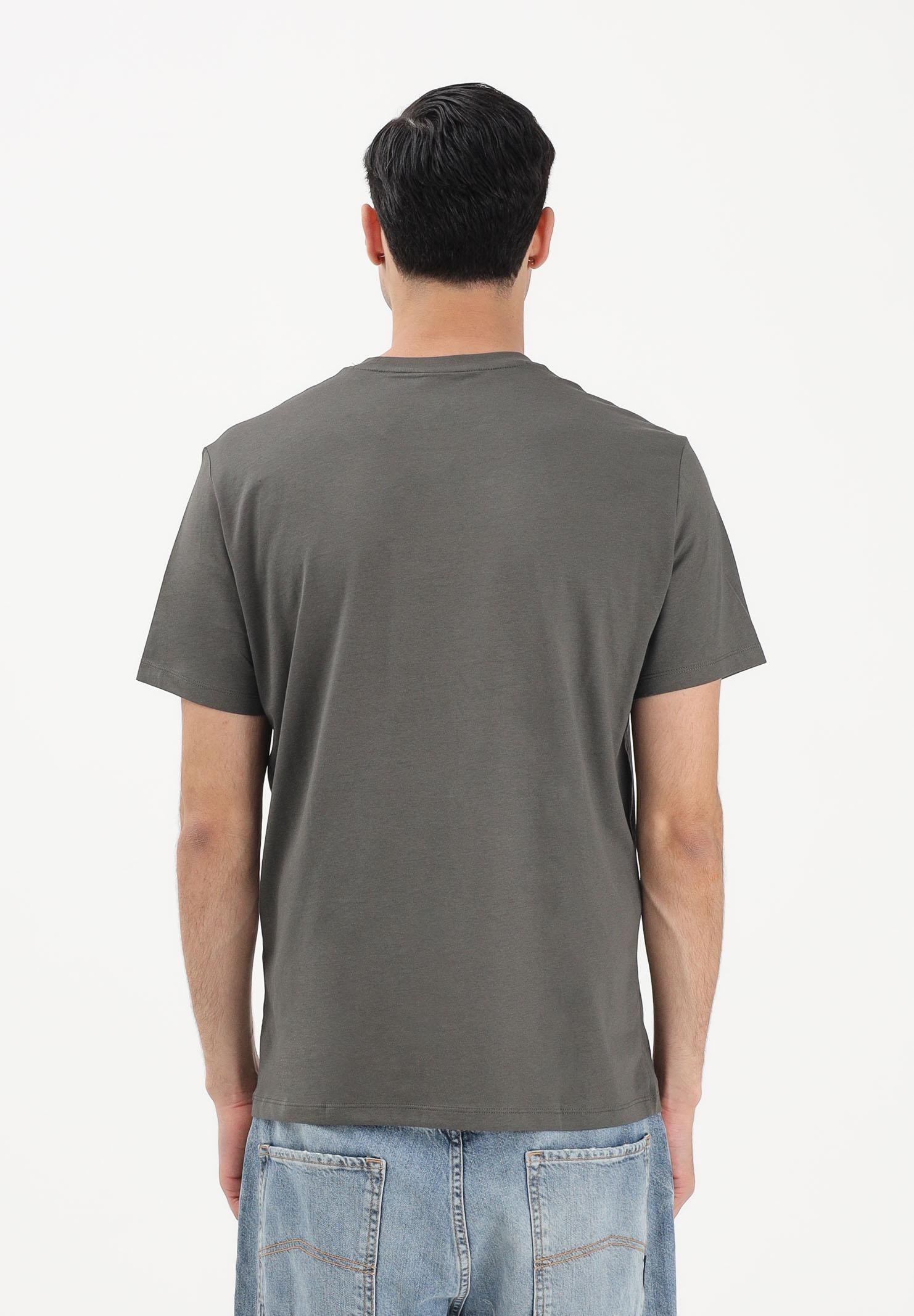 ARMANI EXCHANGE T-shirt a manica corta verde militare da uomo con logo XM002785AF10358 U8144 ARMANI EXCHANGE