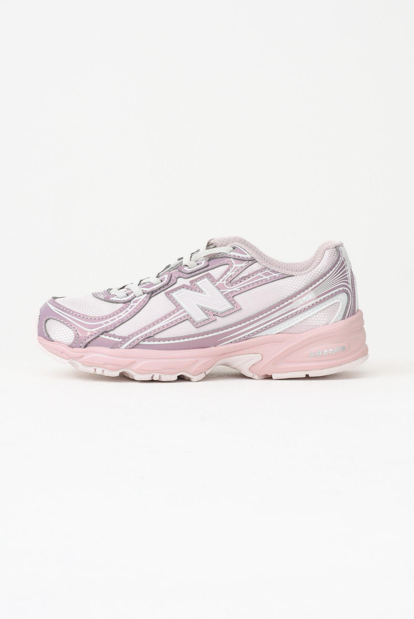NEW BALANCE Sneakers 740 Bungee Lace rosa da bambina P7401HN . NEW BALANCE