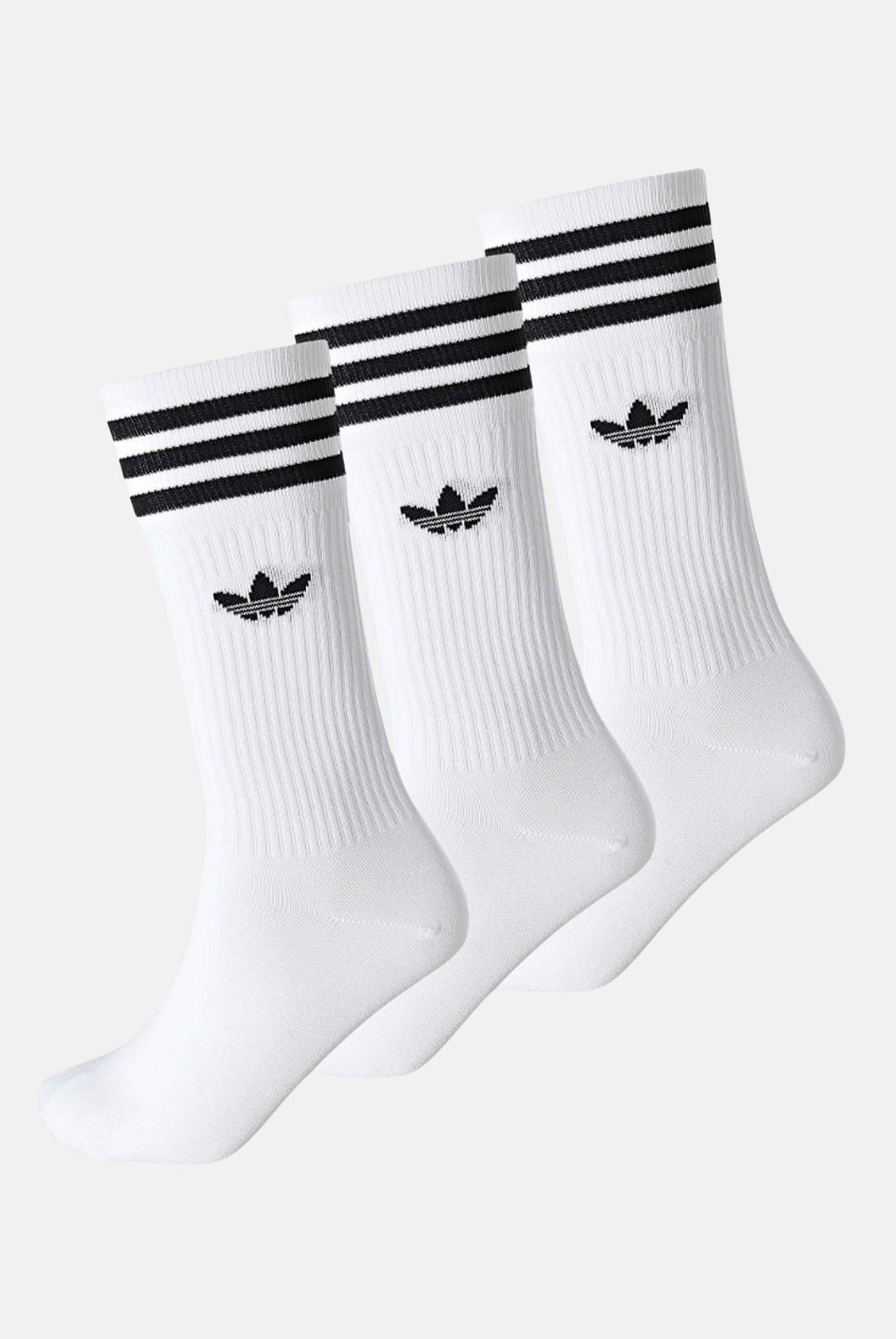 ADIDAS ORIGINALS Calzini 3 Stripes (3paia) bianchi per uomo e donna JV7401 . ADIDAS ORIGINALS