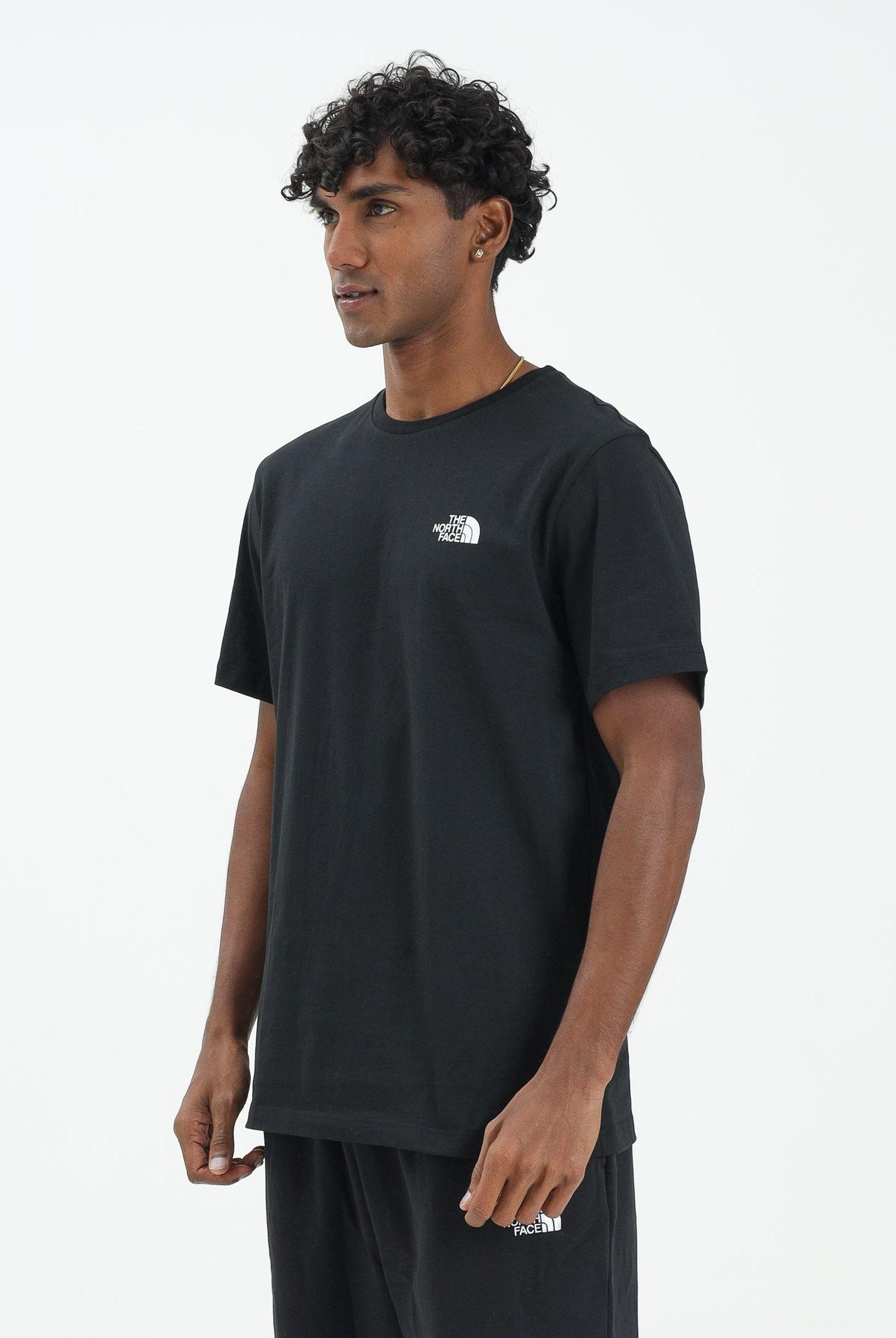 THE NORTH FACE T-shirt a manica corta MOUNTAIN SKETCH nera da uomo NF0A8EE8JK31 THE NORTH FACE