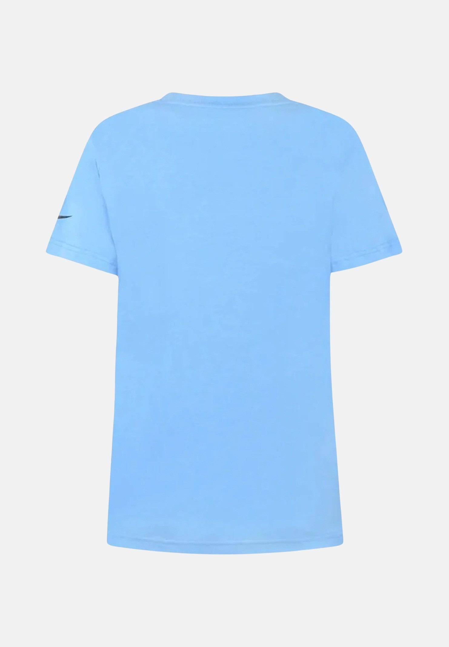 NIKE T-shirt a manica corta azzurra da bambino con stampa 9Q1104 B9F NIKE