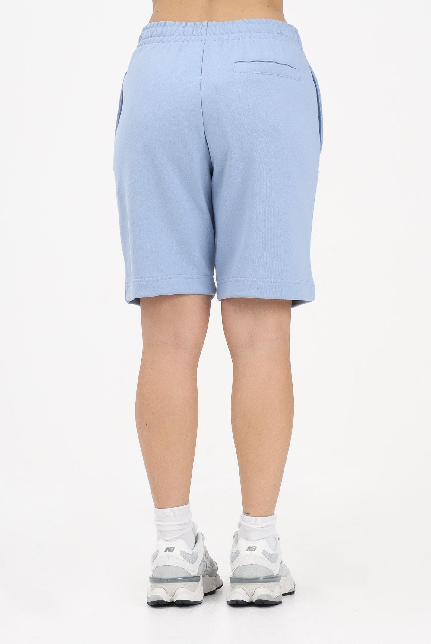 LACOSTE Shorts sportivo celeste per uomo e donna con logo GH9860 AEY LACOSTE