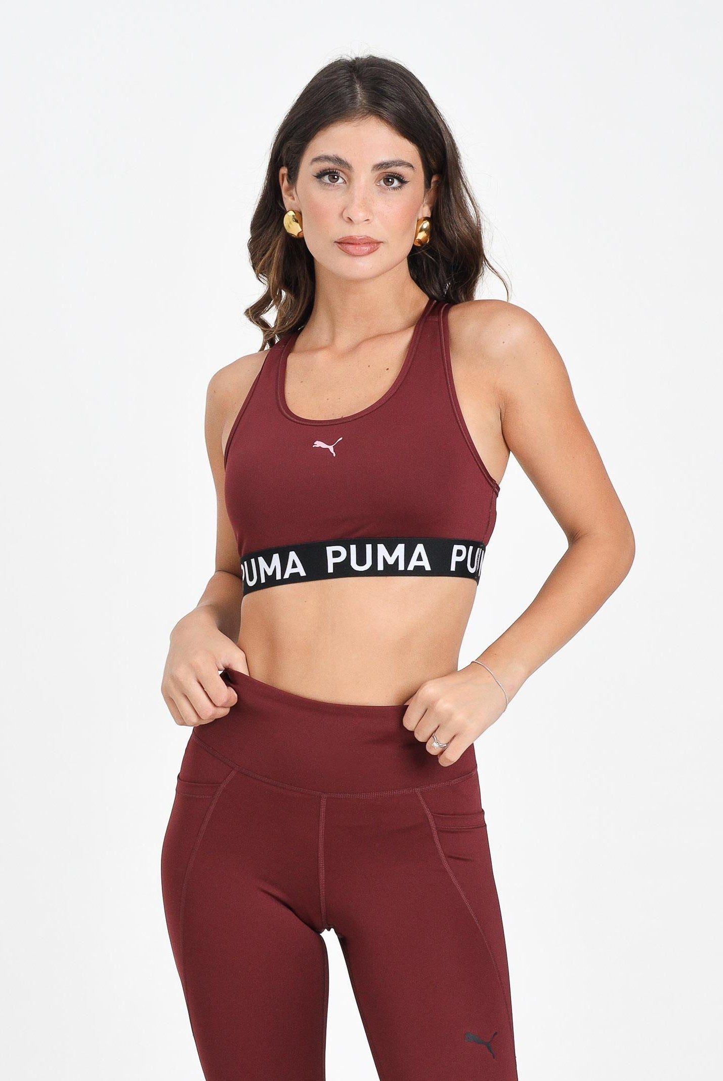 PUMA Top sportivo 4KEEPS bordeaux da donna 526962 09 PUMA