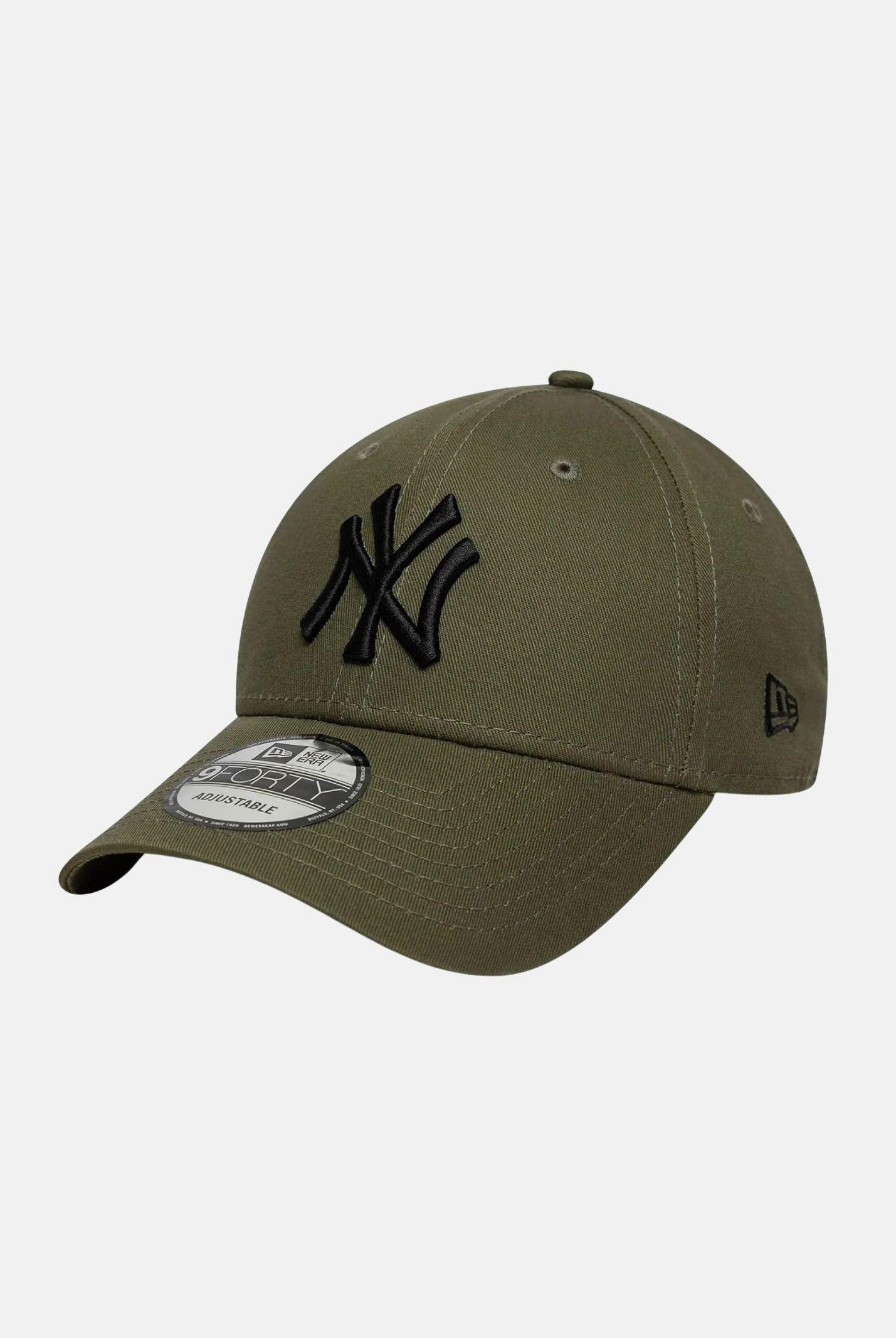 NEW ERA Cappello con visiera 9FORTY New York Yankees MLB League Essential verde oliva per uomo e donna 60771708 . NEW ERA