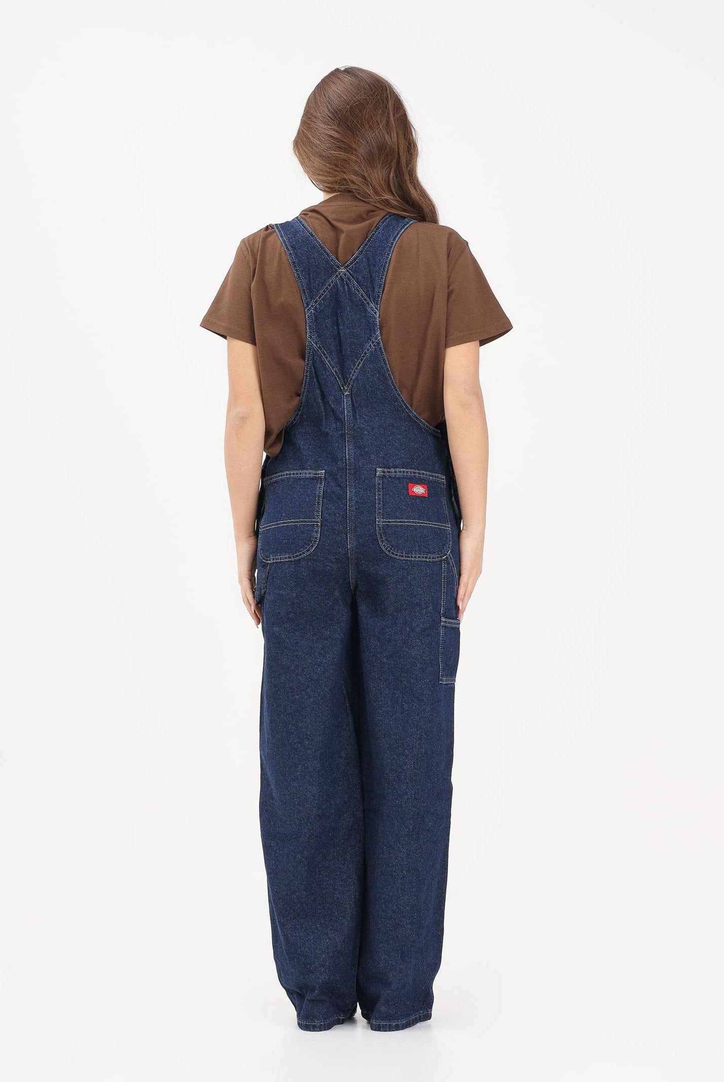 DICKIES Salopette in denim blu da donna DK0A88EC0DD1 . DIckies
