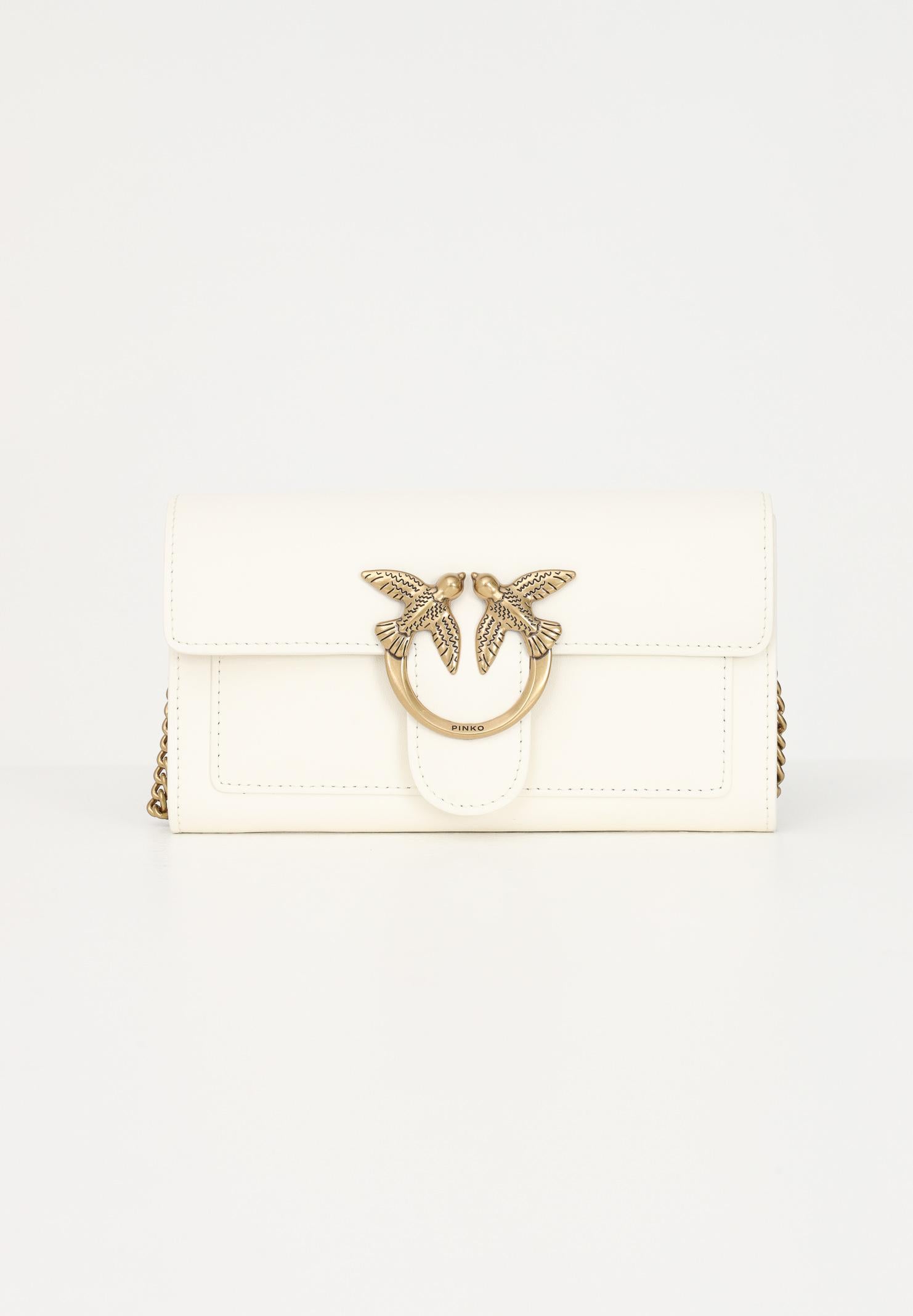 PINKO Pochette Love Bag panna da donna 100062A0F1 Z14Q PINKO