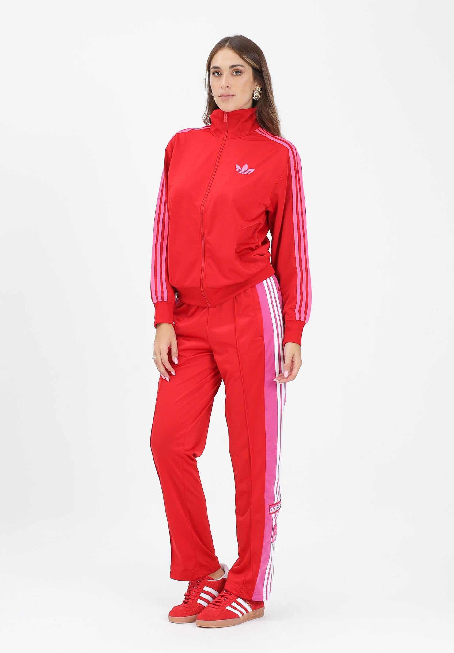 ADIDAS ORIGINALS Pantalone sportivo Adibreak rosso e rosa da donna JV8553 ADIDAS ORIGINALS