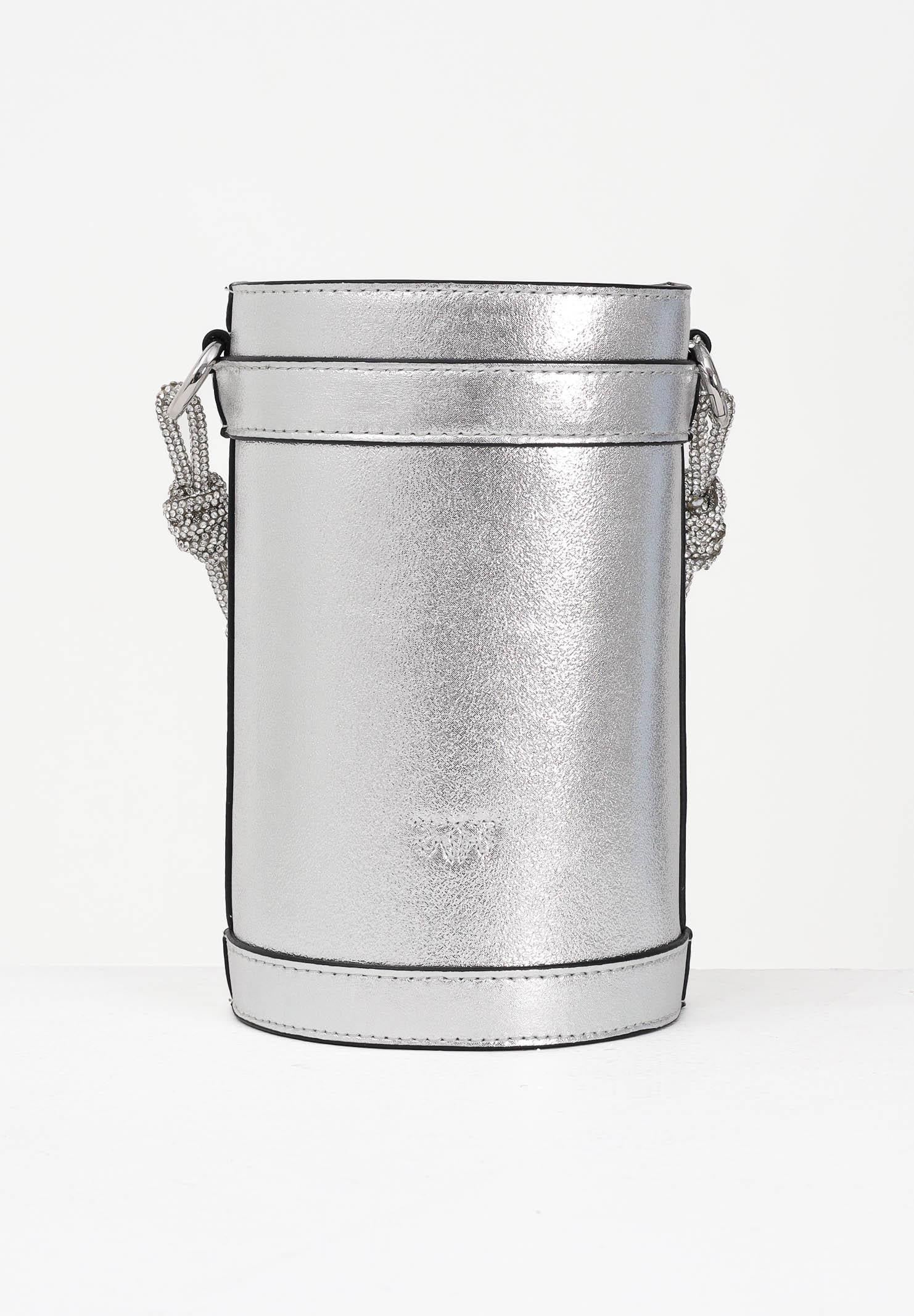 PINKO Mini bucket argento da donna 105910A291 ZZFN PINKO