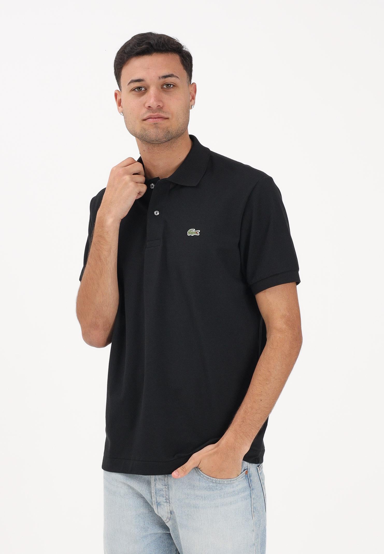LACOSTE Polo a manica corta Classic Fit L.12.12 LIGHT nera per uomo e donna PH9851 031 LACOSTE