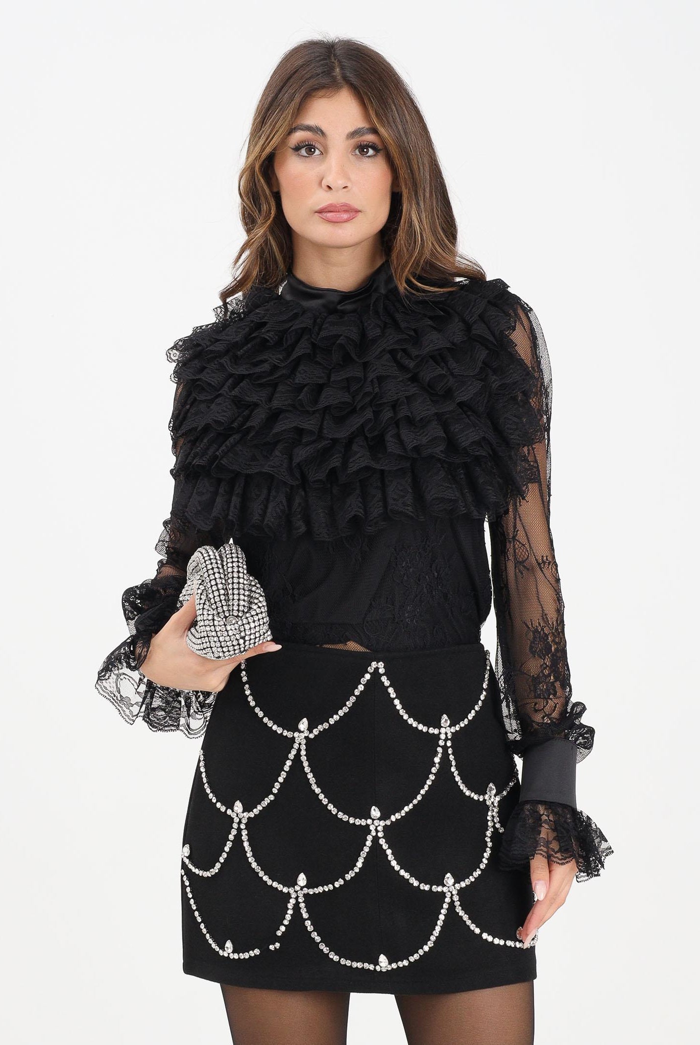 ODI ODI Blusa Fiano nera da donna FIANO230W5 D6 ODI ODI