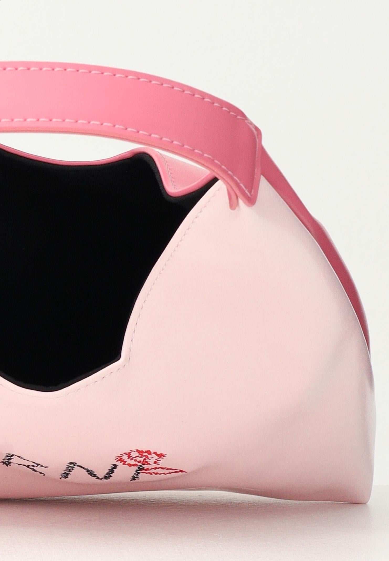 MARNI Borsa a mano Diamond rosa da donna con logo Marni Flower M01478M00TK 0M347 MARNI